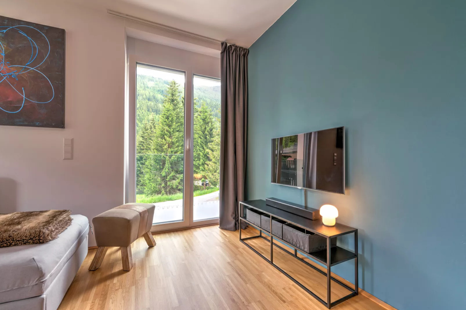 Apartment Mountain View-Living room