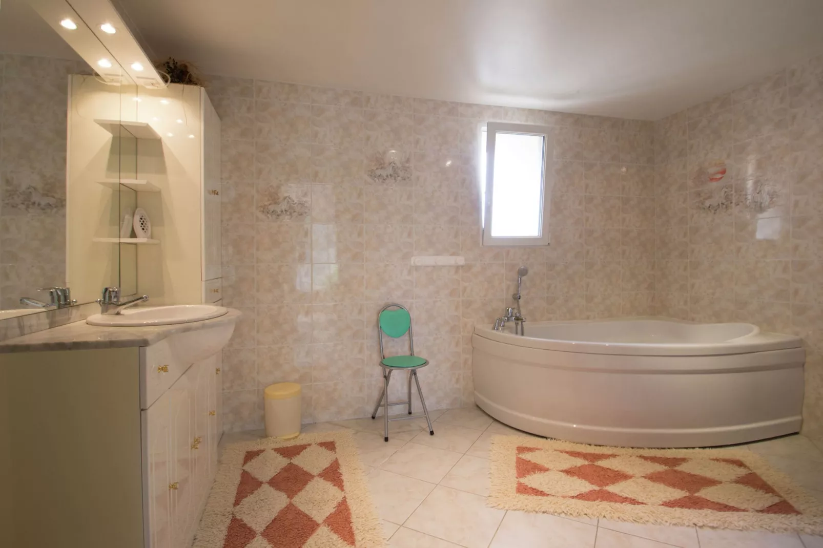 Orange-Bathroom