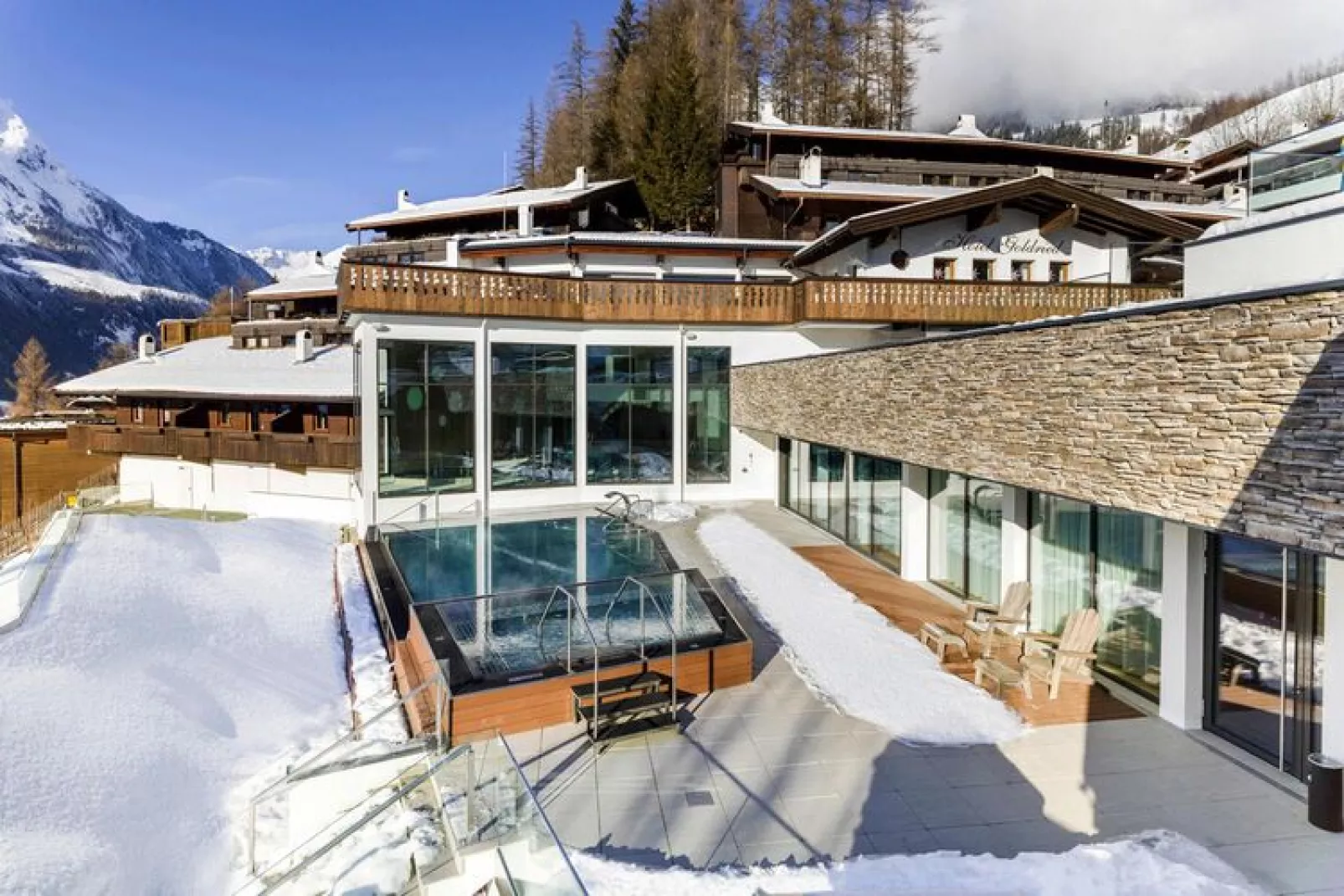 Apart Hotel Goldried - 4 Personen-Exterior winter