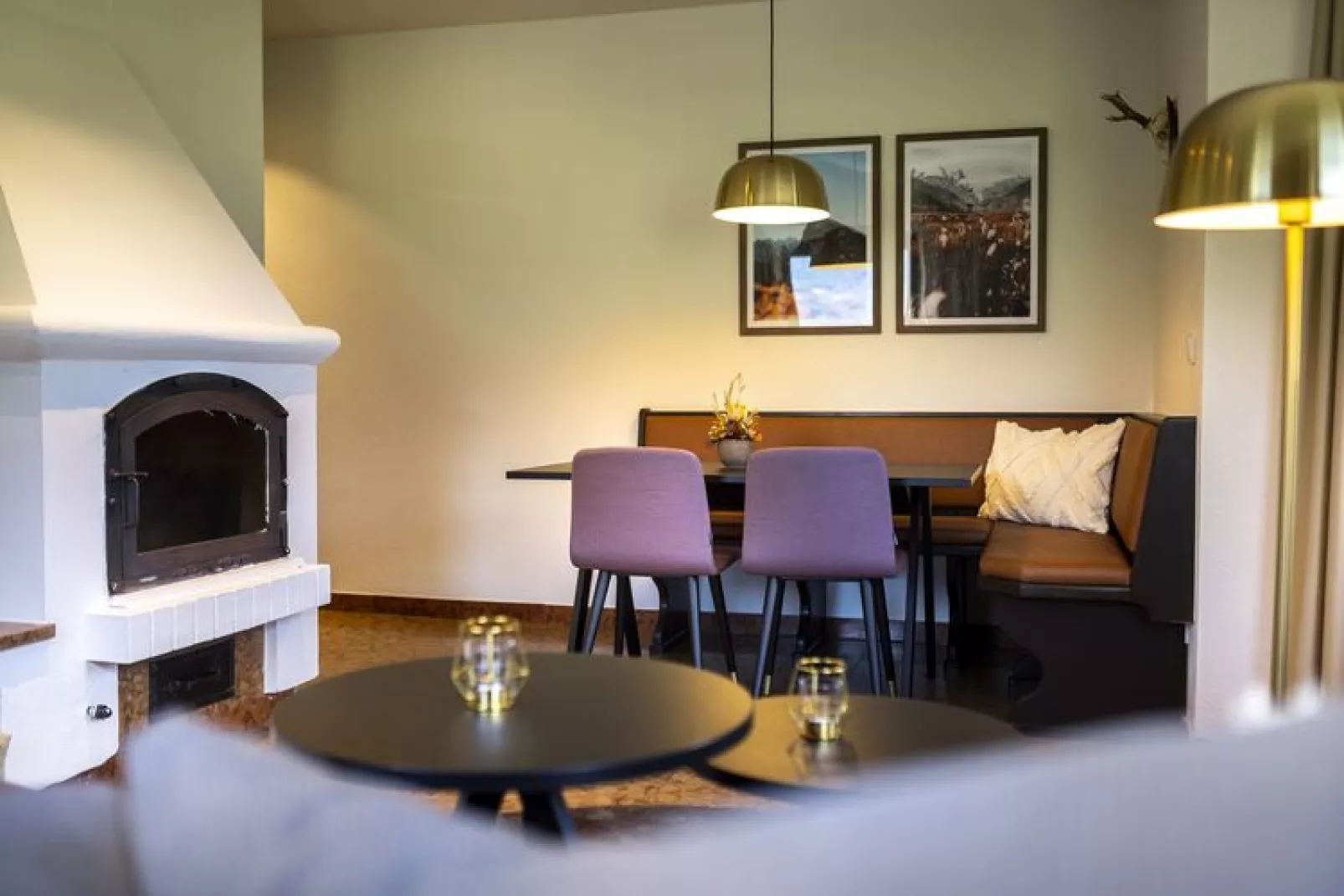 Apart Hotel Goldried - 4 Personen-Living room