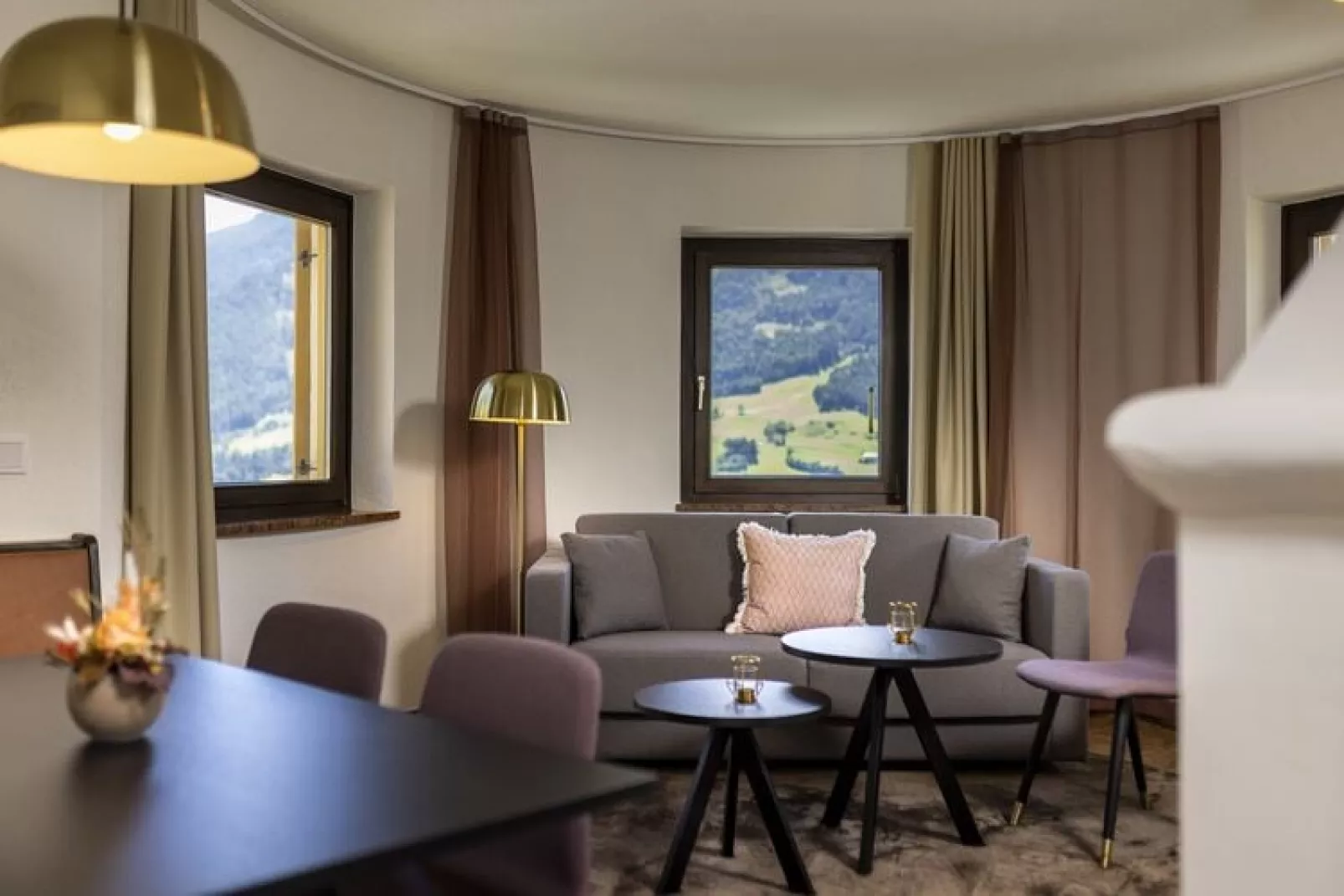 Apart Hotel Goldried - 4 Personen-Living room