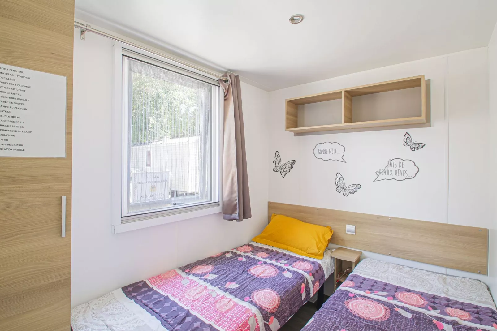 Mobil-home 4 pax-Bedroom