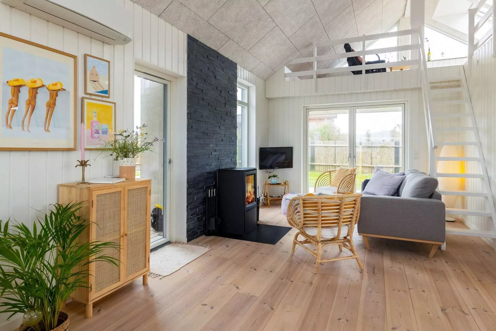 Maison de vacances pour 6 a Løkken-Intérieur