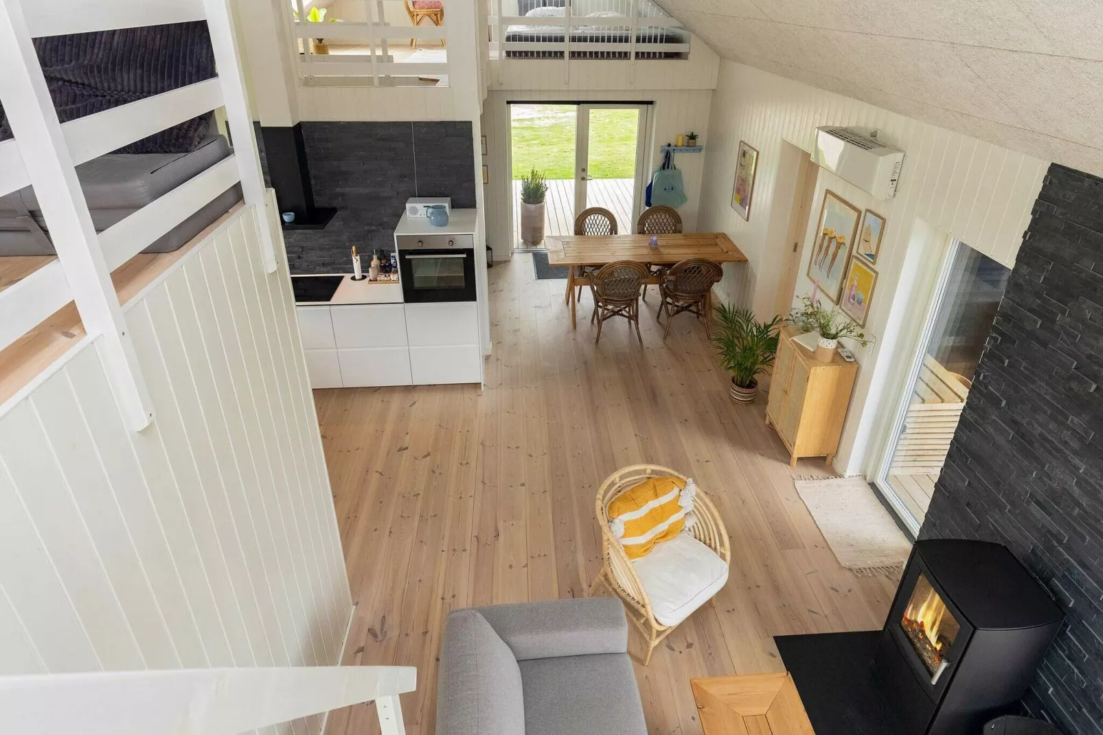 Maison de vacances pour 6 a Løkken-Intérieur