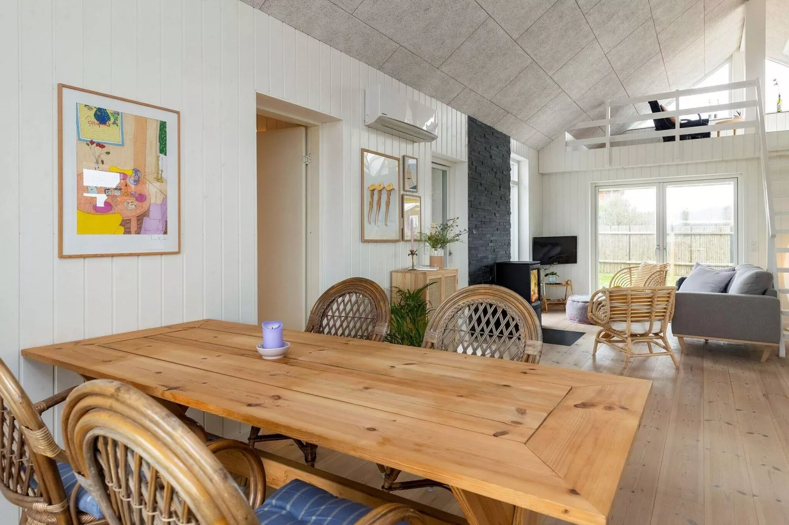 Maison de vacances pour 6 a Løkken-Intérieur