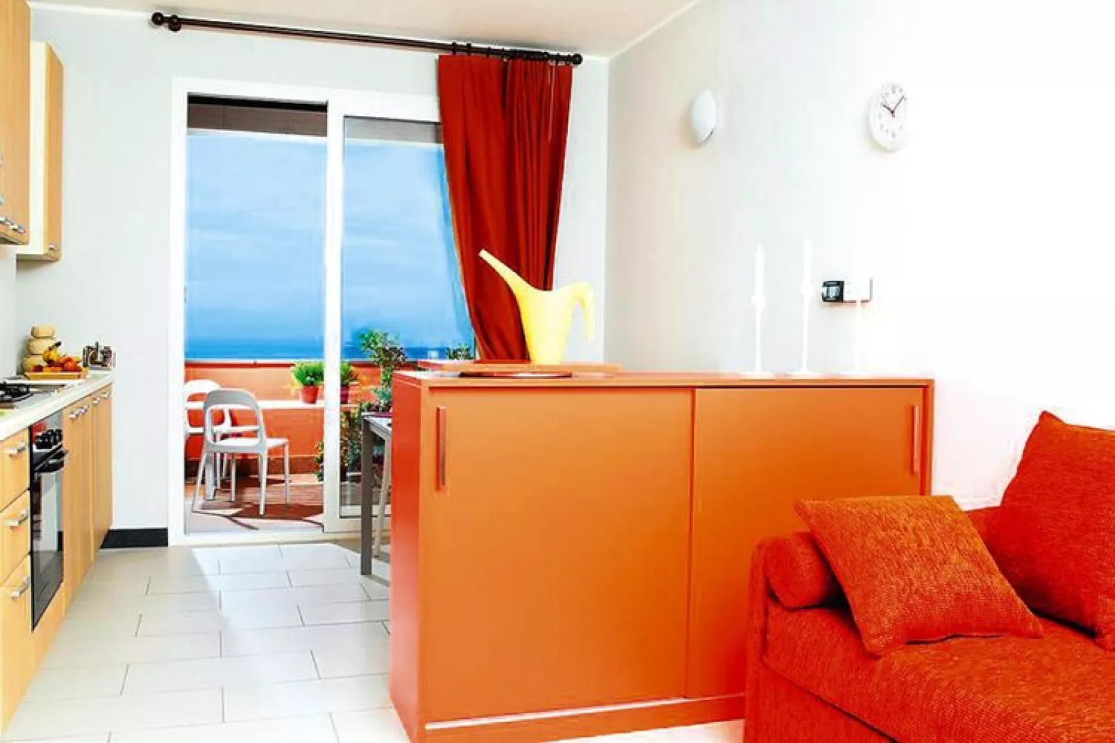 Residence Villa Beuca Cogoleto - B3 bei Belegung mit 1-3 Pers-Wohnzimmer