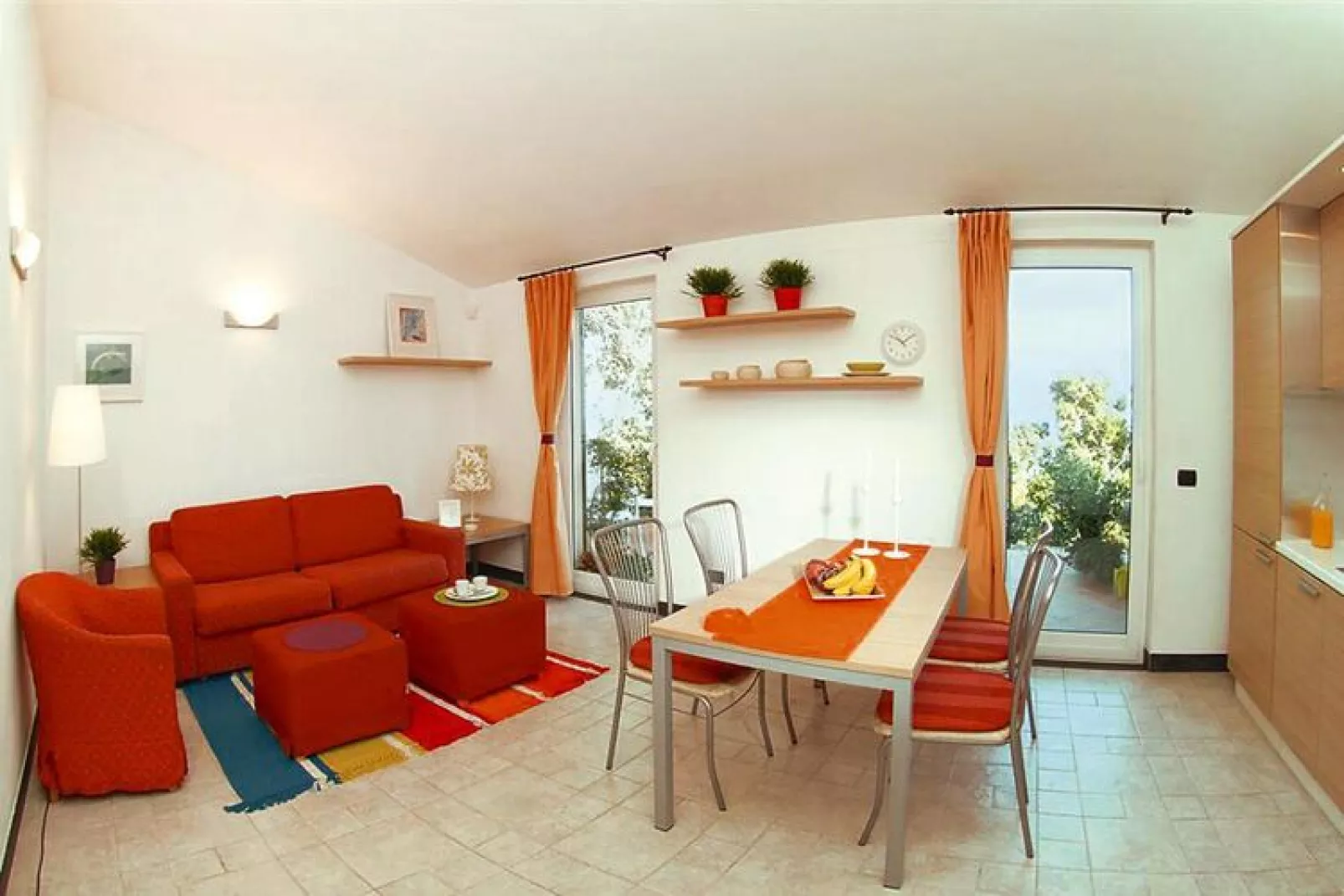 Residence Villa Beuca Cogoleto - B3 bei Belegung mit 1-3 Pers-Wohnzimmer