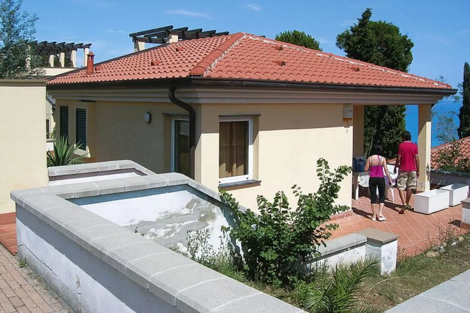Residence Villa Beuca Cogoleto - B3 bei Belegung mit 1-3 Pers-Außenbereich Sommer