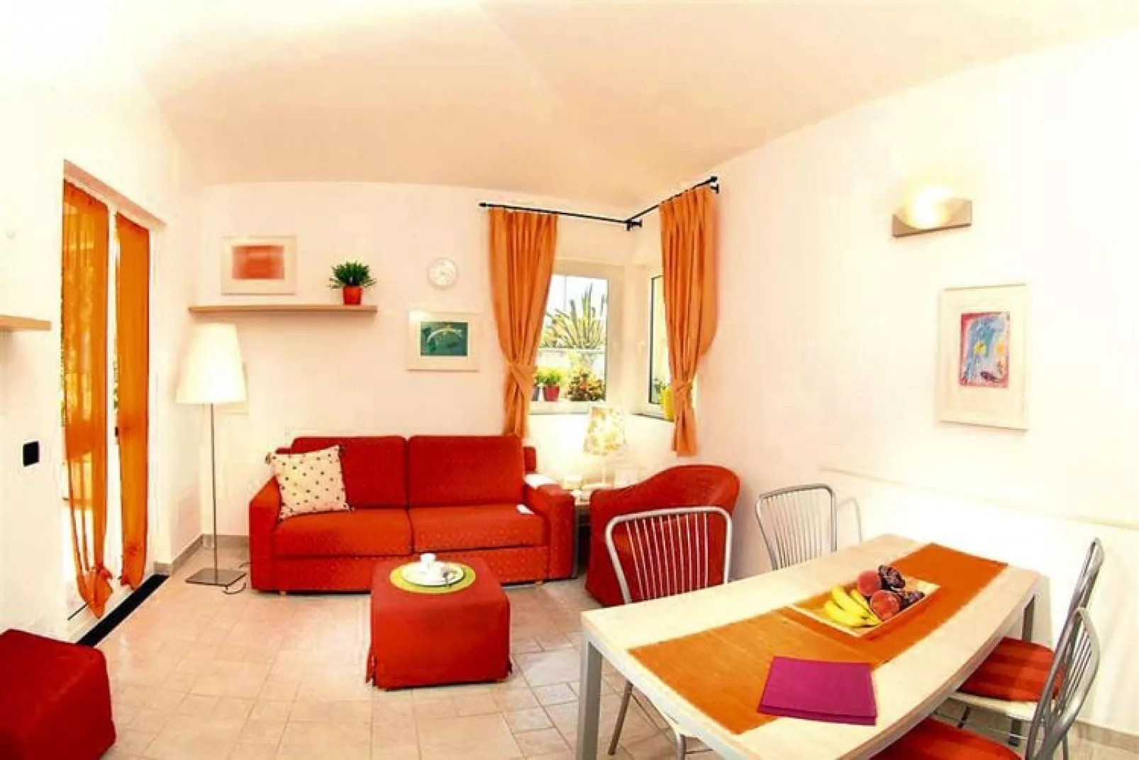 Residence Villa Beuca Cogoleto - B3 bei Belegung mit 1-3 Pers-Wohnzimmer