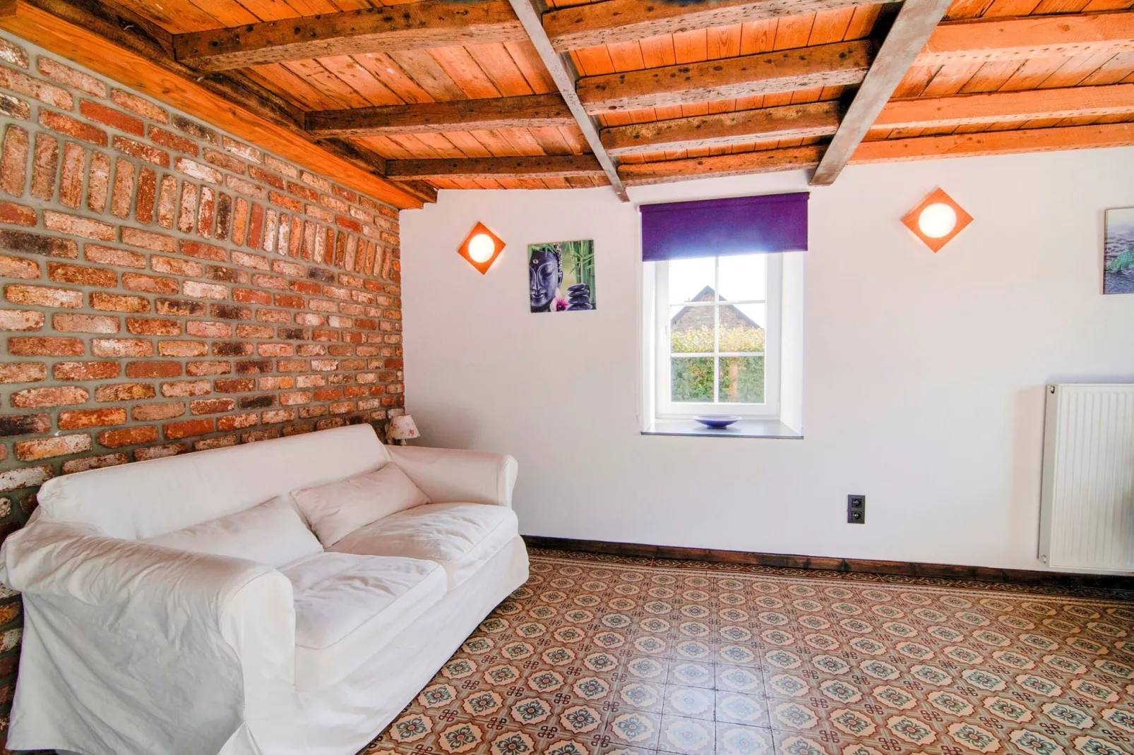 Cottage Saint Hilaire-Living room