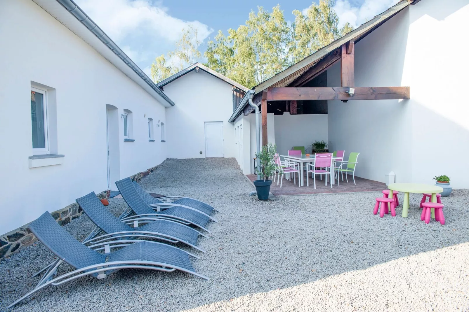 Cottage Saint Hilaire-Terrace balcony