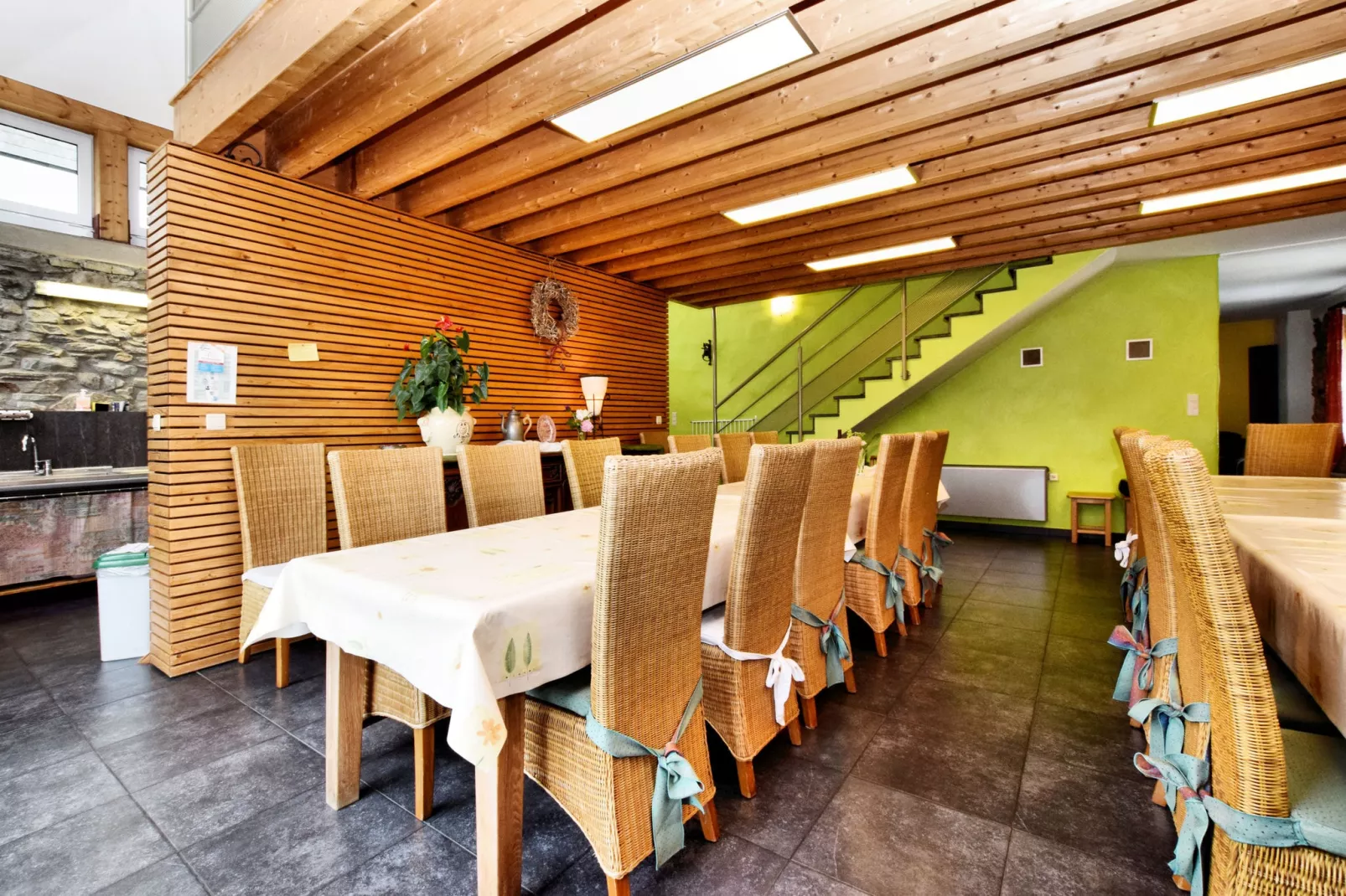 La Ferme d'Amel version 30 personnes-Esszimmer