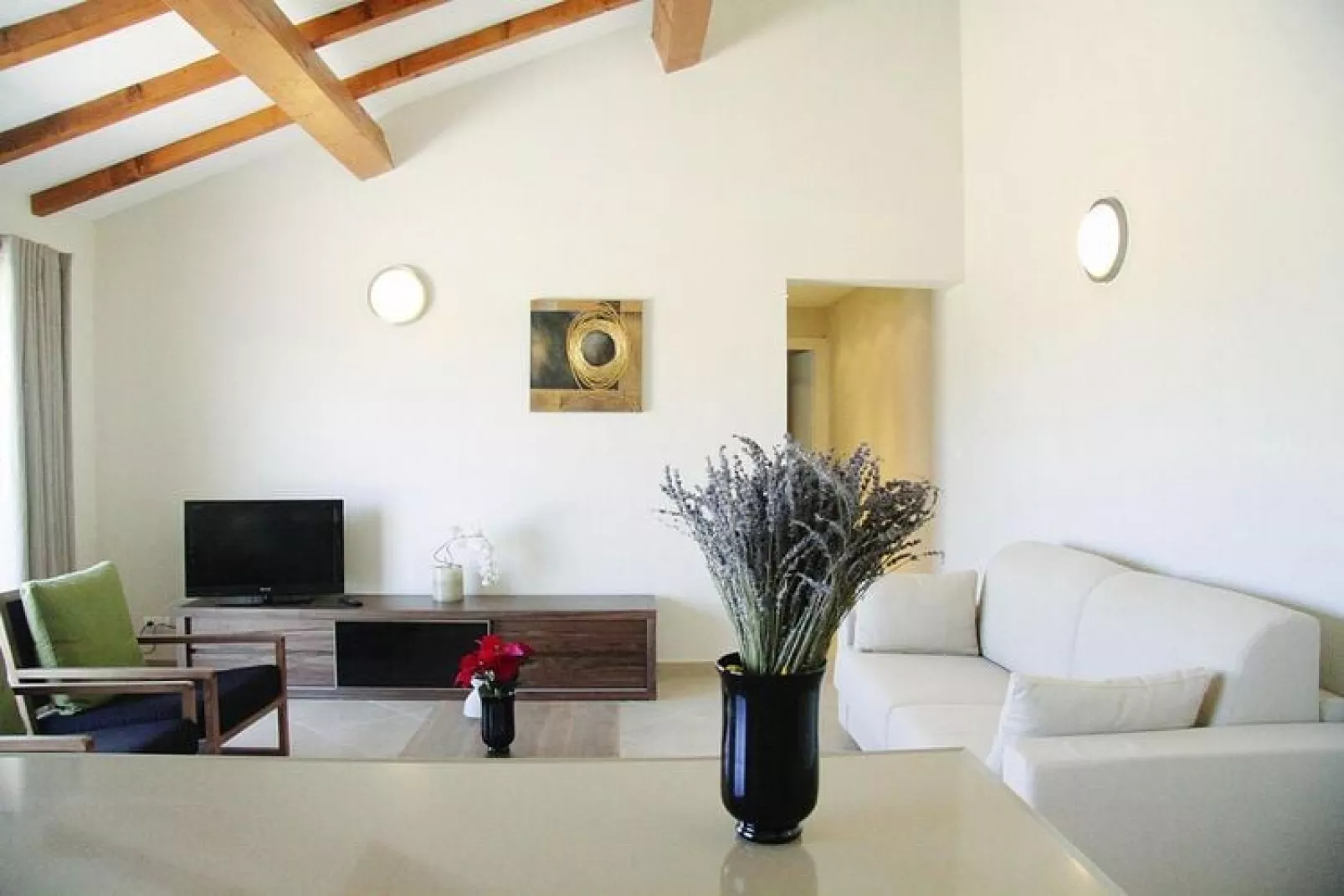 Residence Salina Bay Porto-Vecchio // F2 - 2-4 pers côté piscine-Wohnzimmer