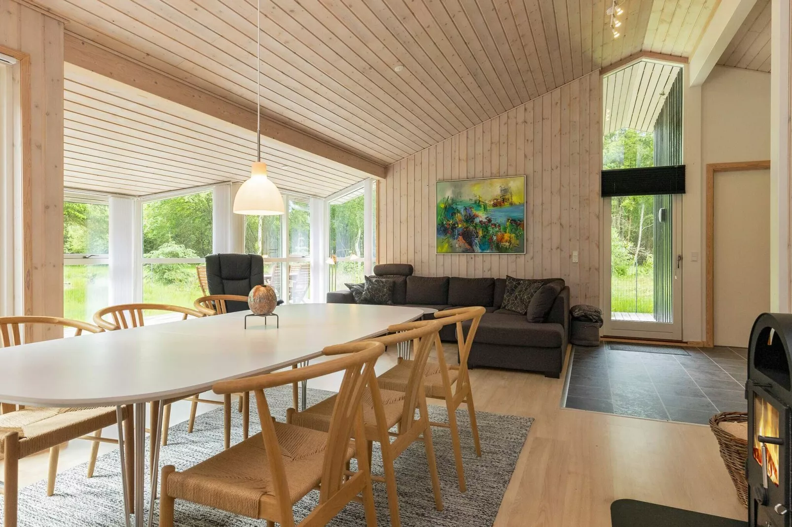 8 Personen Ferienhaus in Ålbæk-Innenbereich