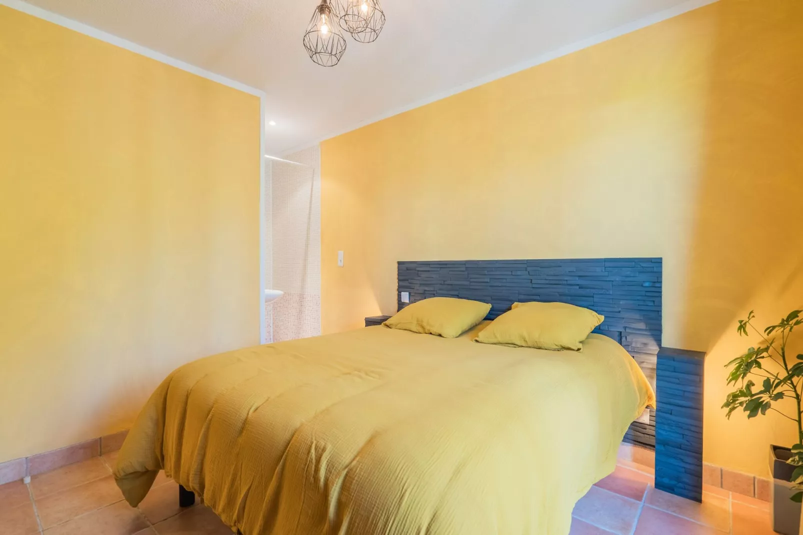 Villa - Les Vans-Bedroom