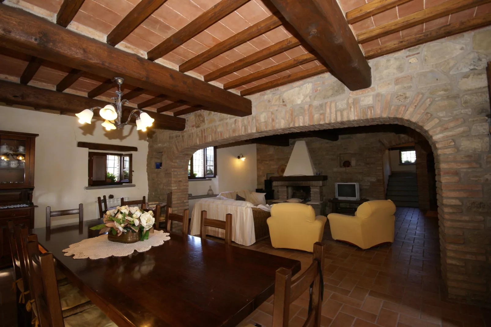 Villa San Donato-Esszimmer