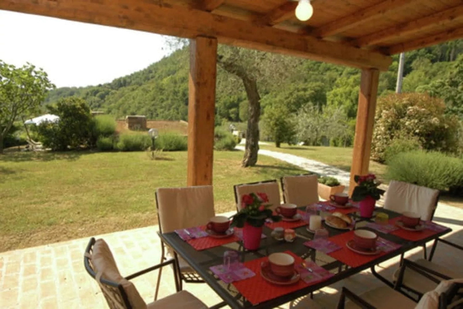 Villa Monte Acuto-Gardens summer