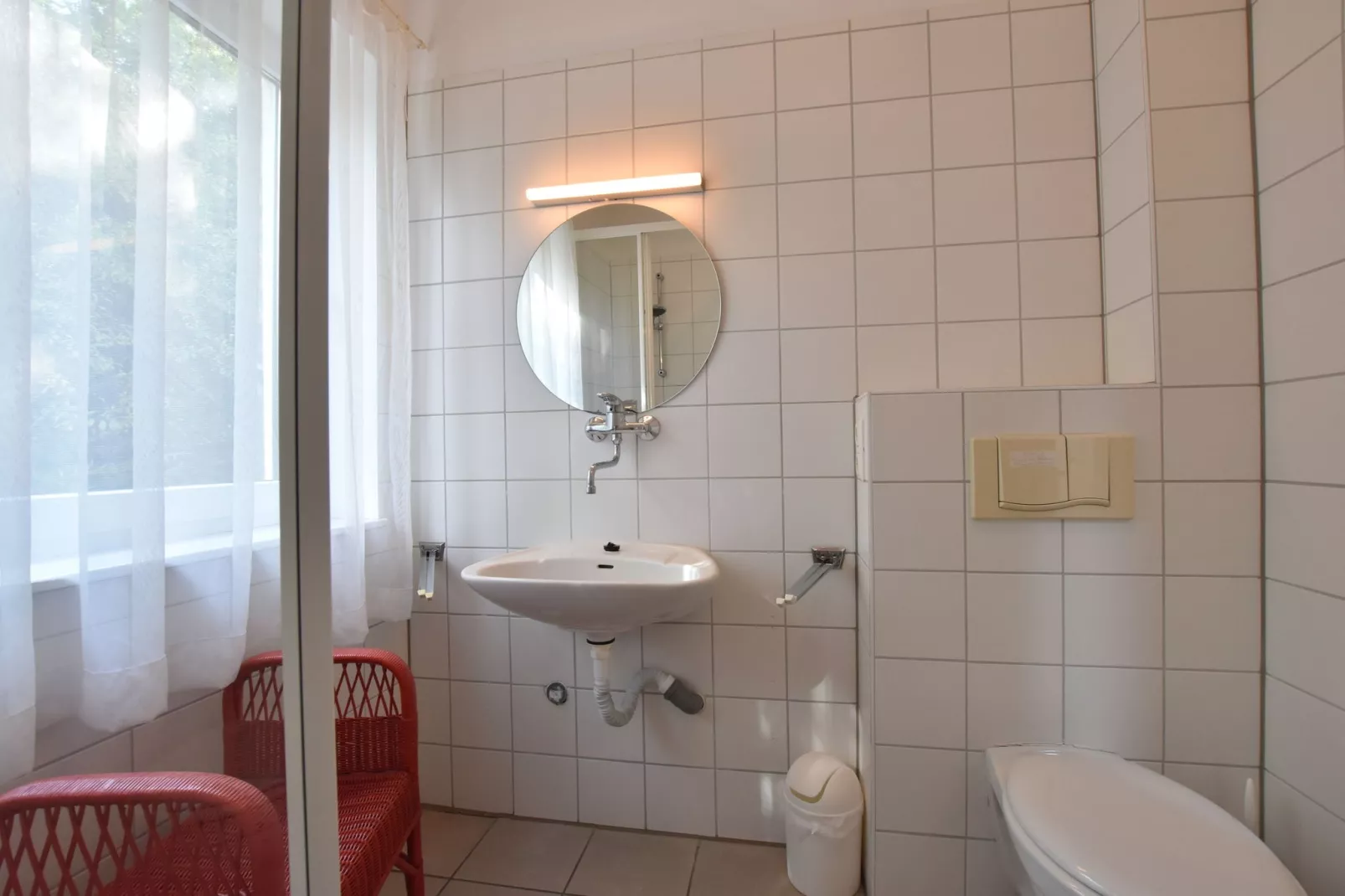 Ostseeblick Kühlungsborn mit Terrasse und Garten-Badezimmer