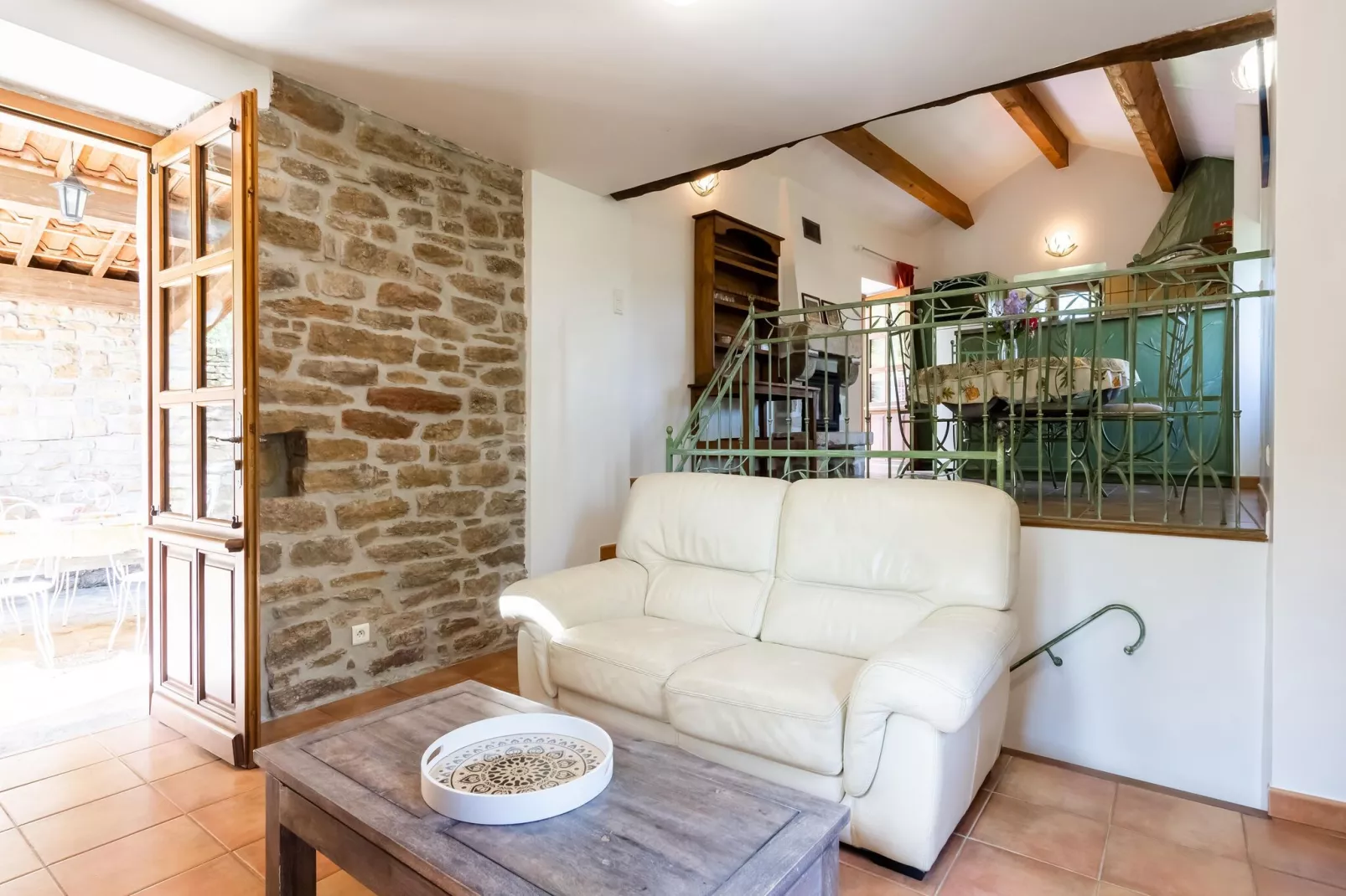 Maison de vacances - Les Vans-Living room