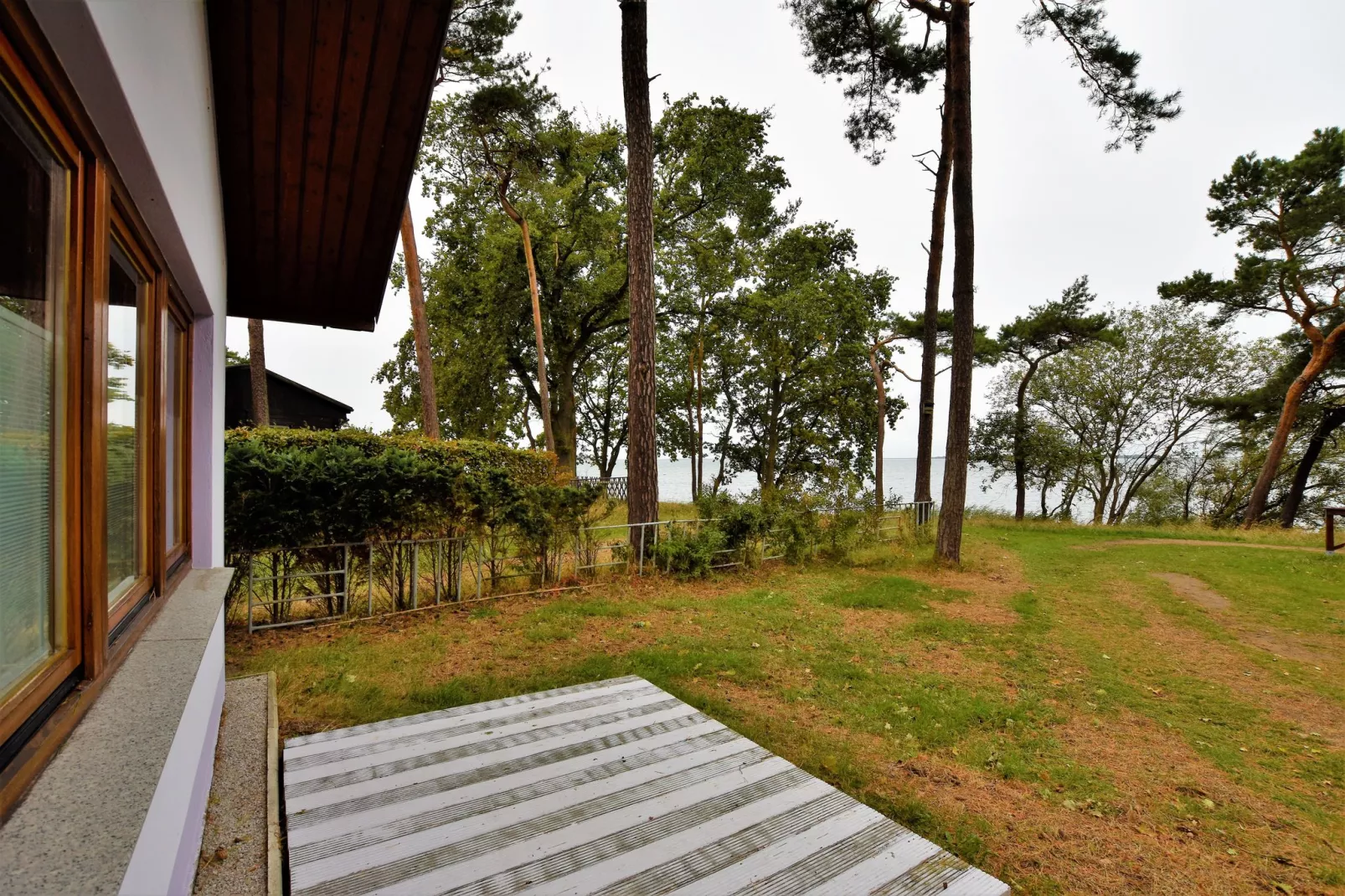 Salzhaff-Finka Pepelow Campingplatz für Surfer-Aussicht Sommer