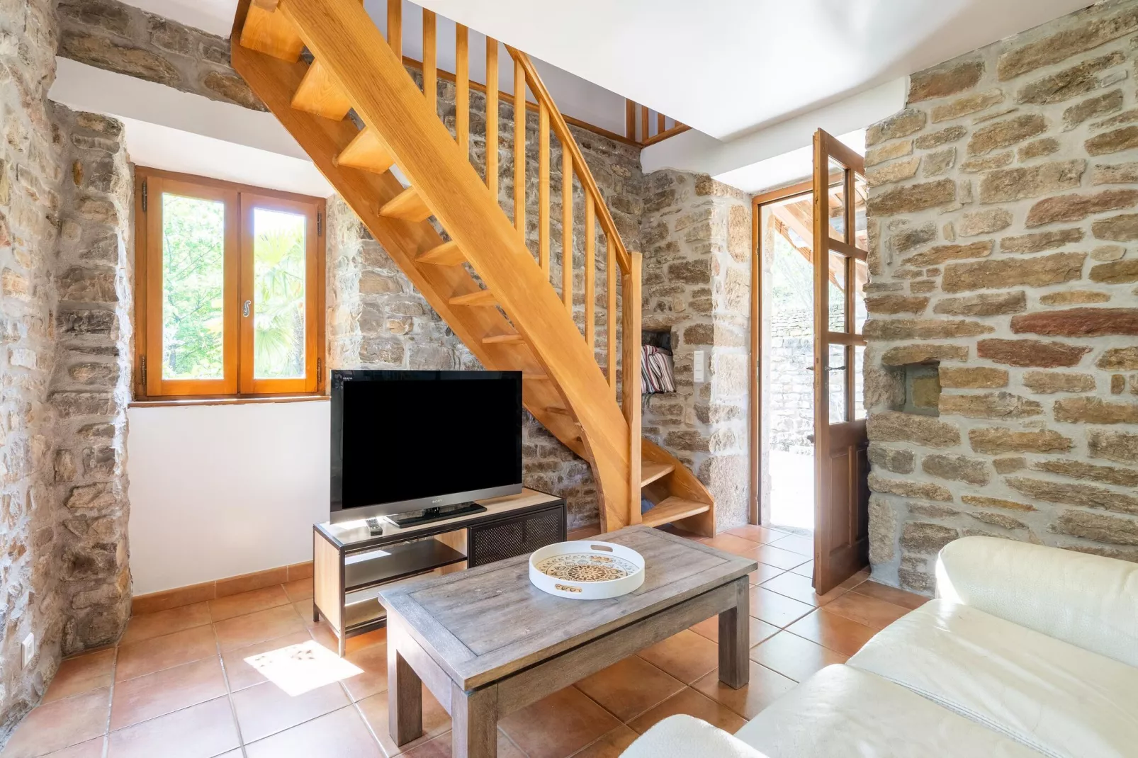 Maison de vacances - Les Vans-Living room