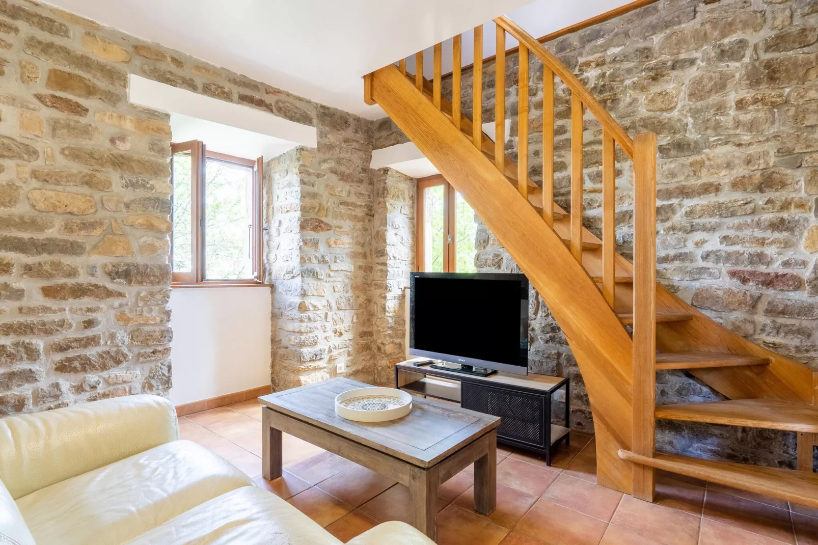 Maison de vacances - Les Vans-Living room