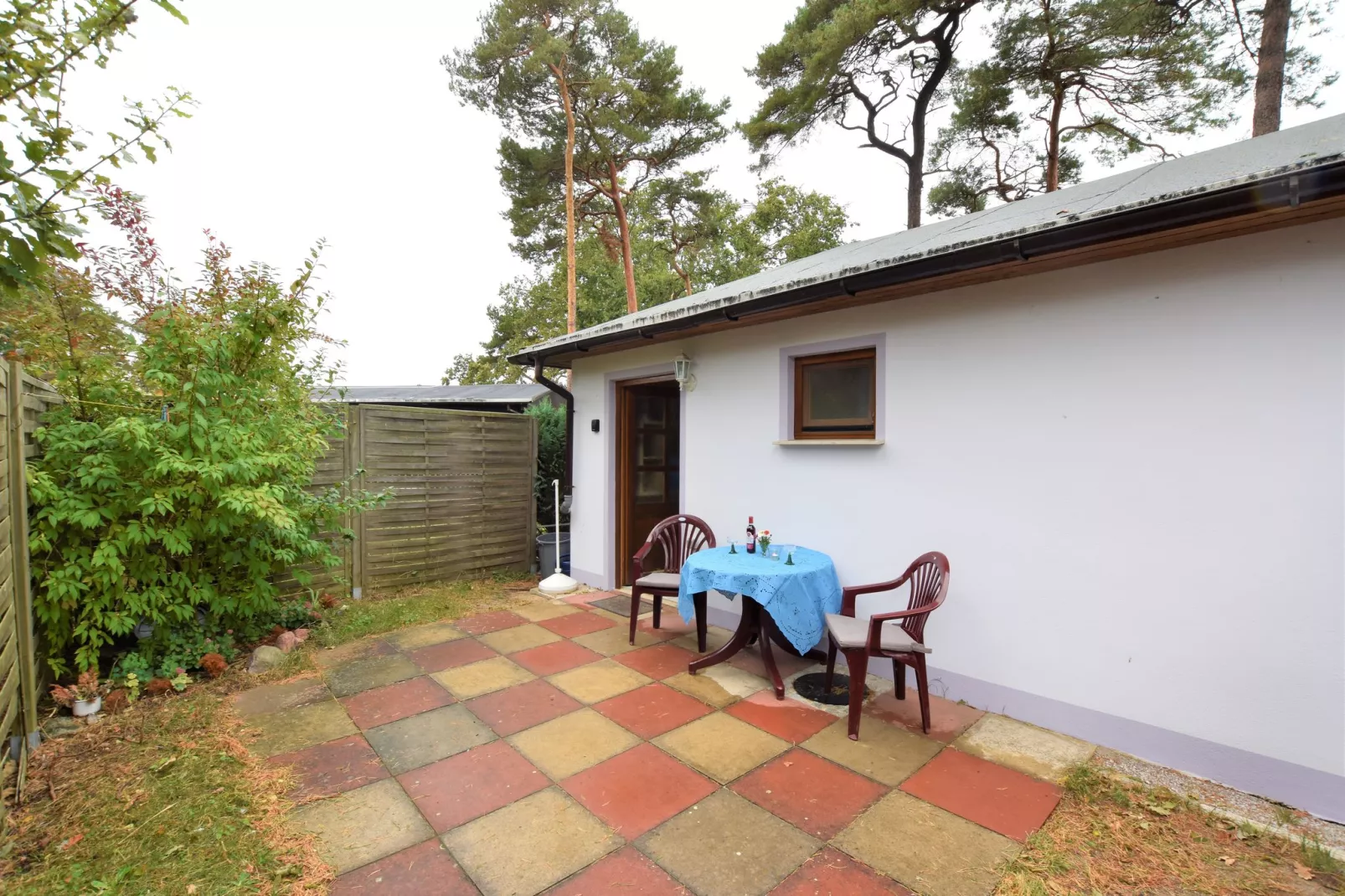 Salzhaff-Finka Pepelow Campingplatz für Surfer-Terrassenbalkon