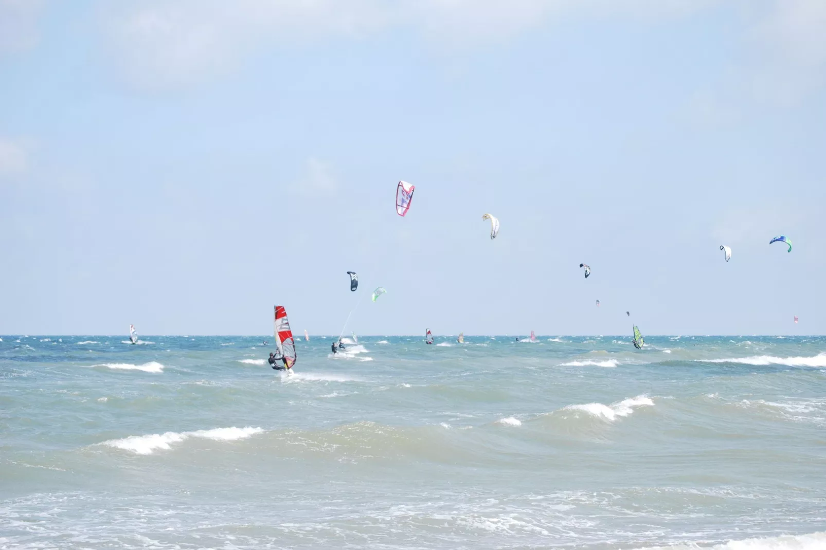Salzhaff-Finka Pepelow Campingplatz für Surfer-Gebiete Sommer 1 km