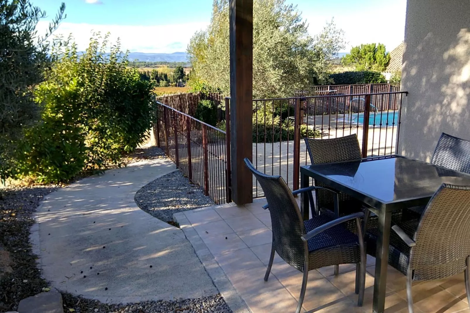 Villa le Syrah-Terrace balcony