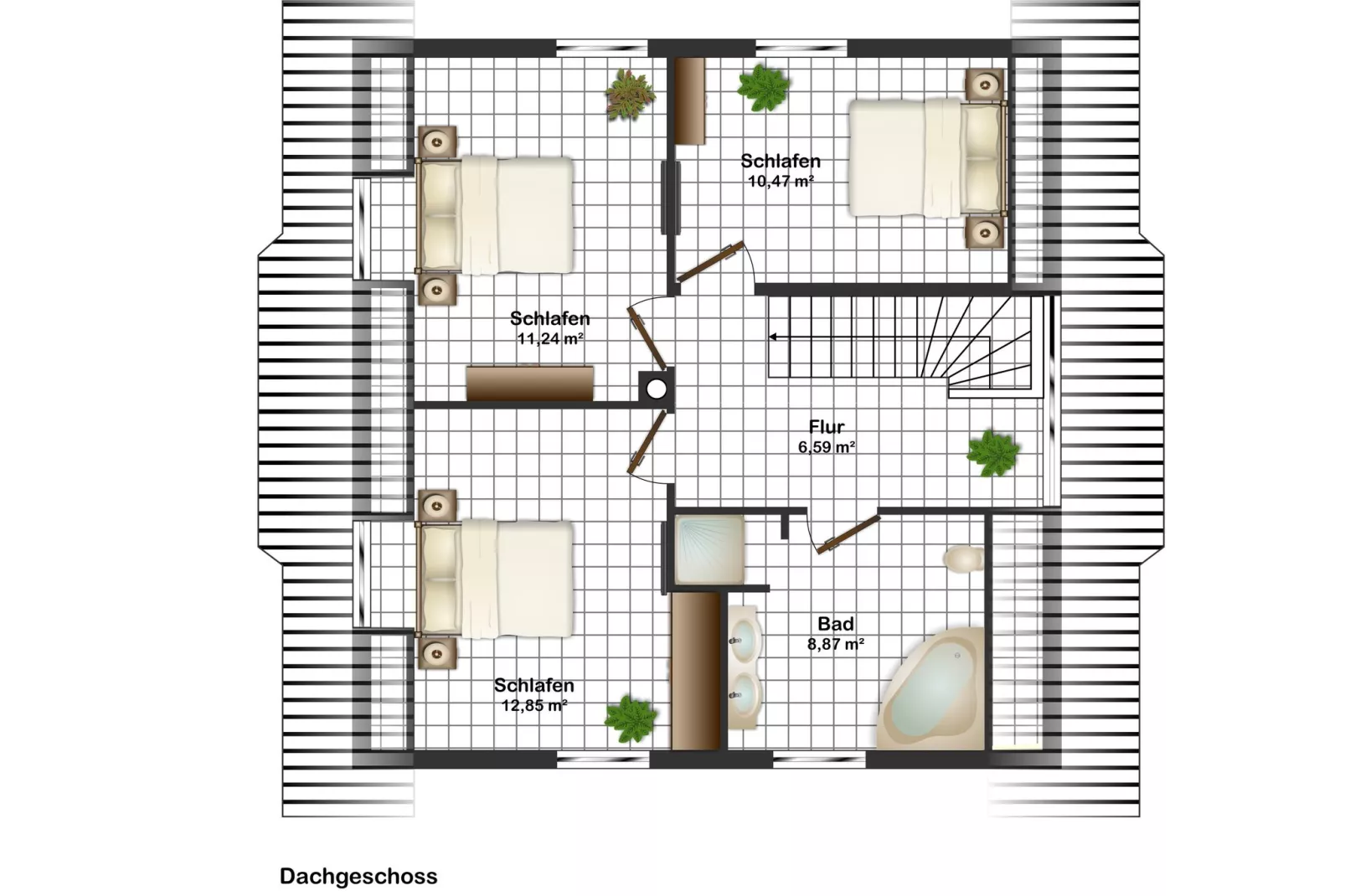 Traumidyll mit 5 Schlafzimmern - sehr komfortabel-Schlafzimmer