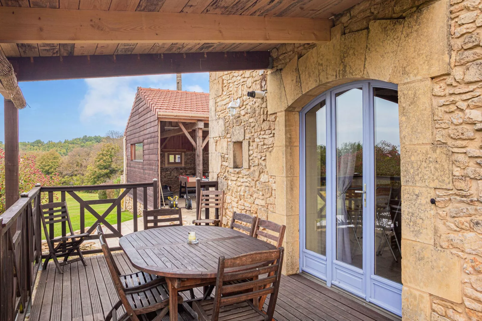 Maison de vacances Les Eyzies de Tayac Meyrals-Terrassenbalkon