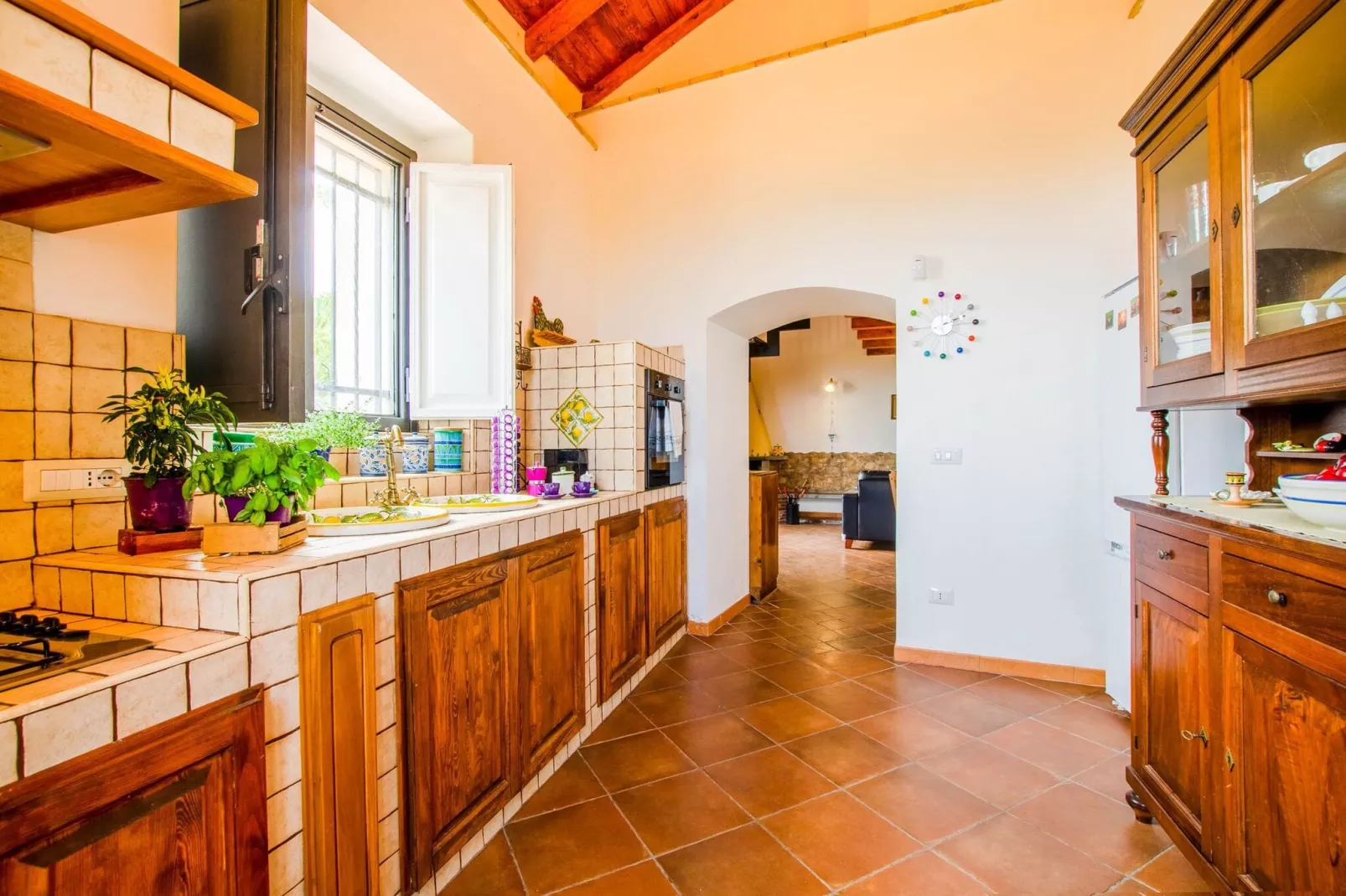 Villa Aloe Charming House-Cuisine
