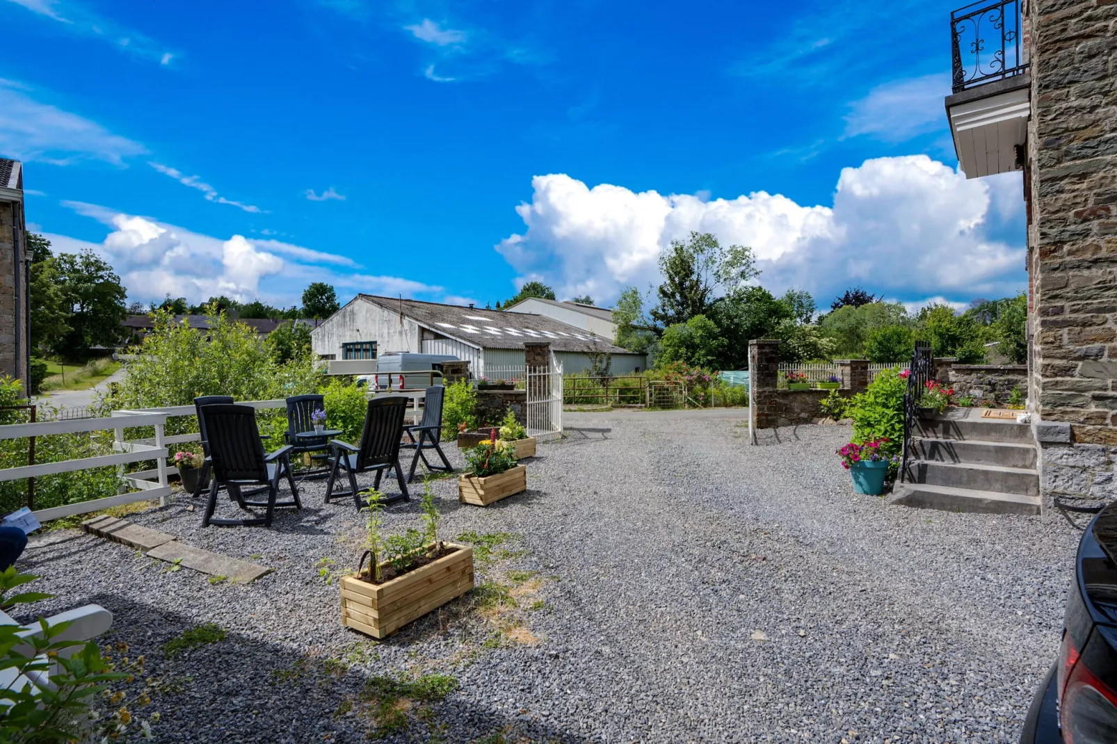 Le petit château de Harze-Balcon-terrasse