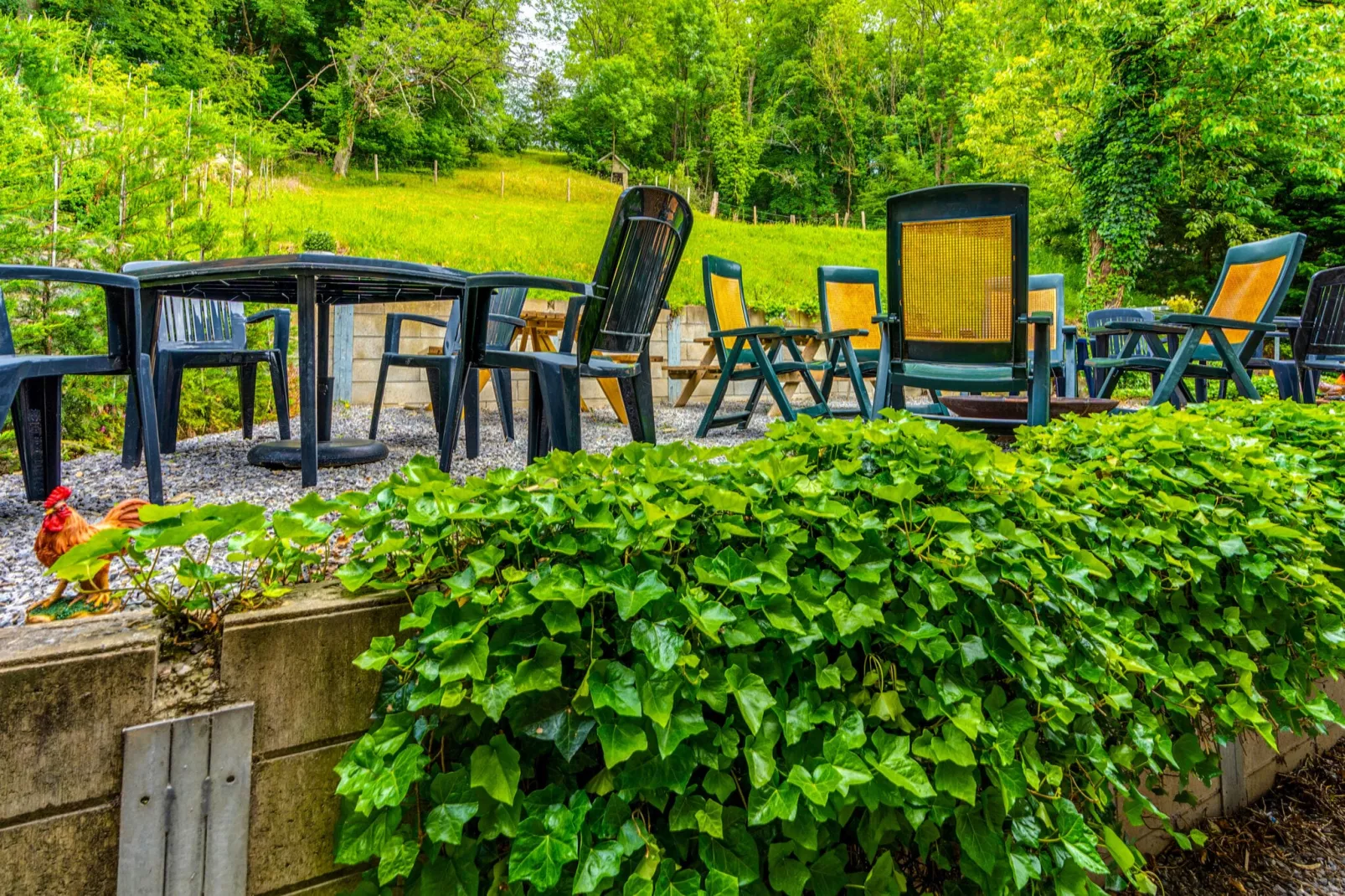 Le petit château de Harze-Balcon-terrasse