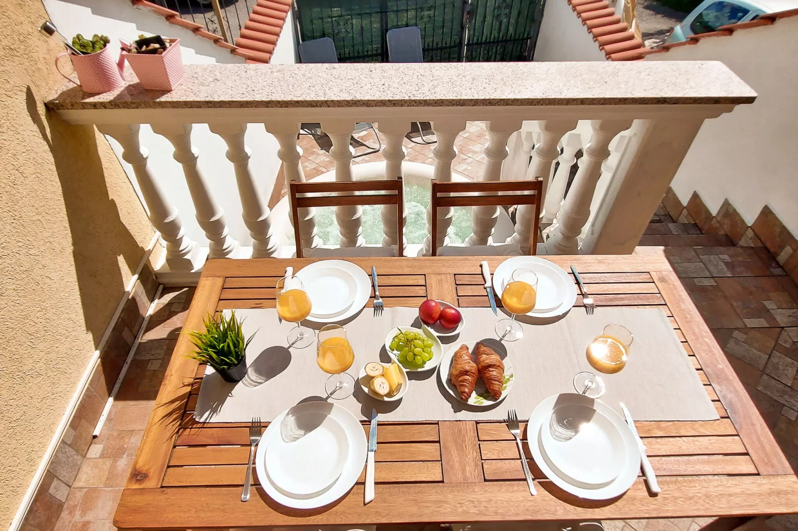 Blue Paradise Villa-Balcon-terrasse
