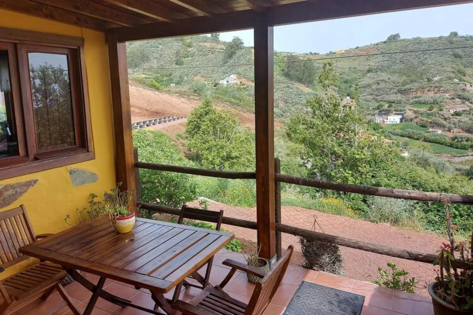 Finca Naturacanaria - Casa Azuaje-Aussicht Sommer