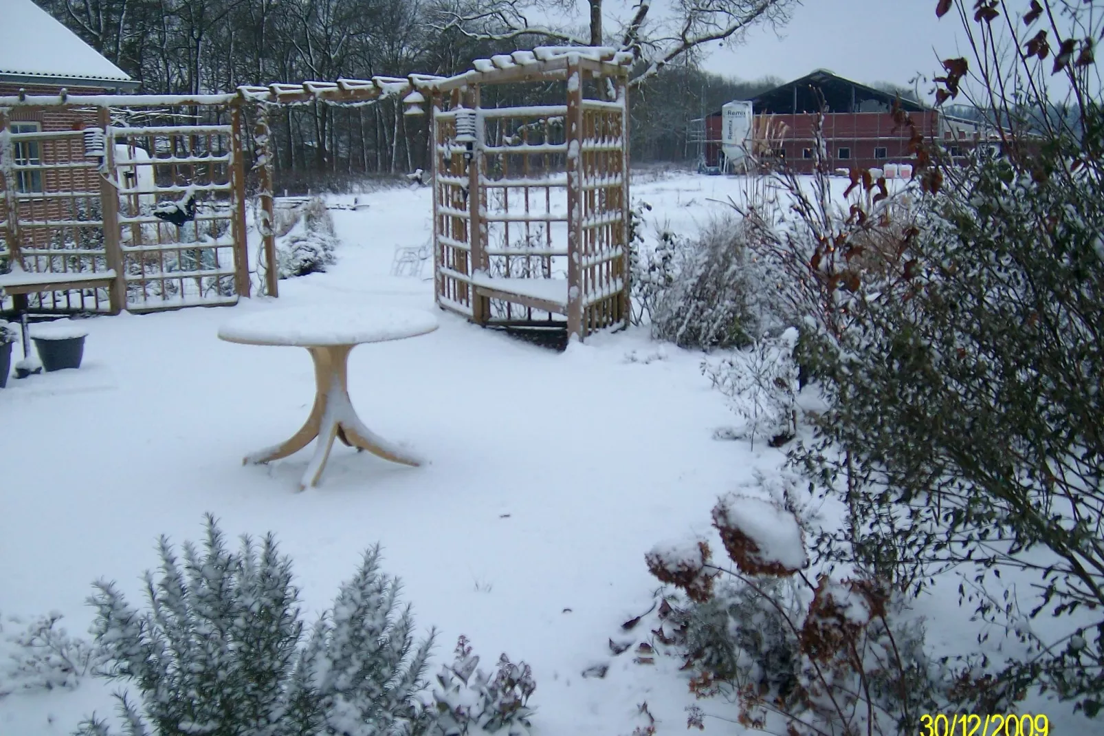 Vakantiepark Horsetellerie 4-Garten Winter