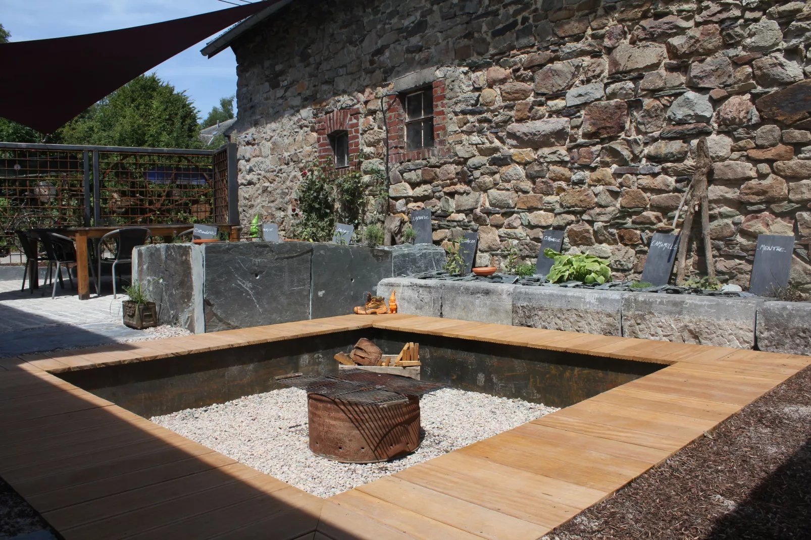 Gite Ol Coulée - Terrasse/Balkon