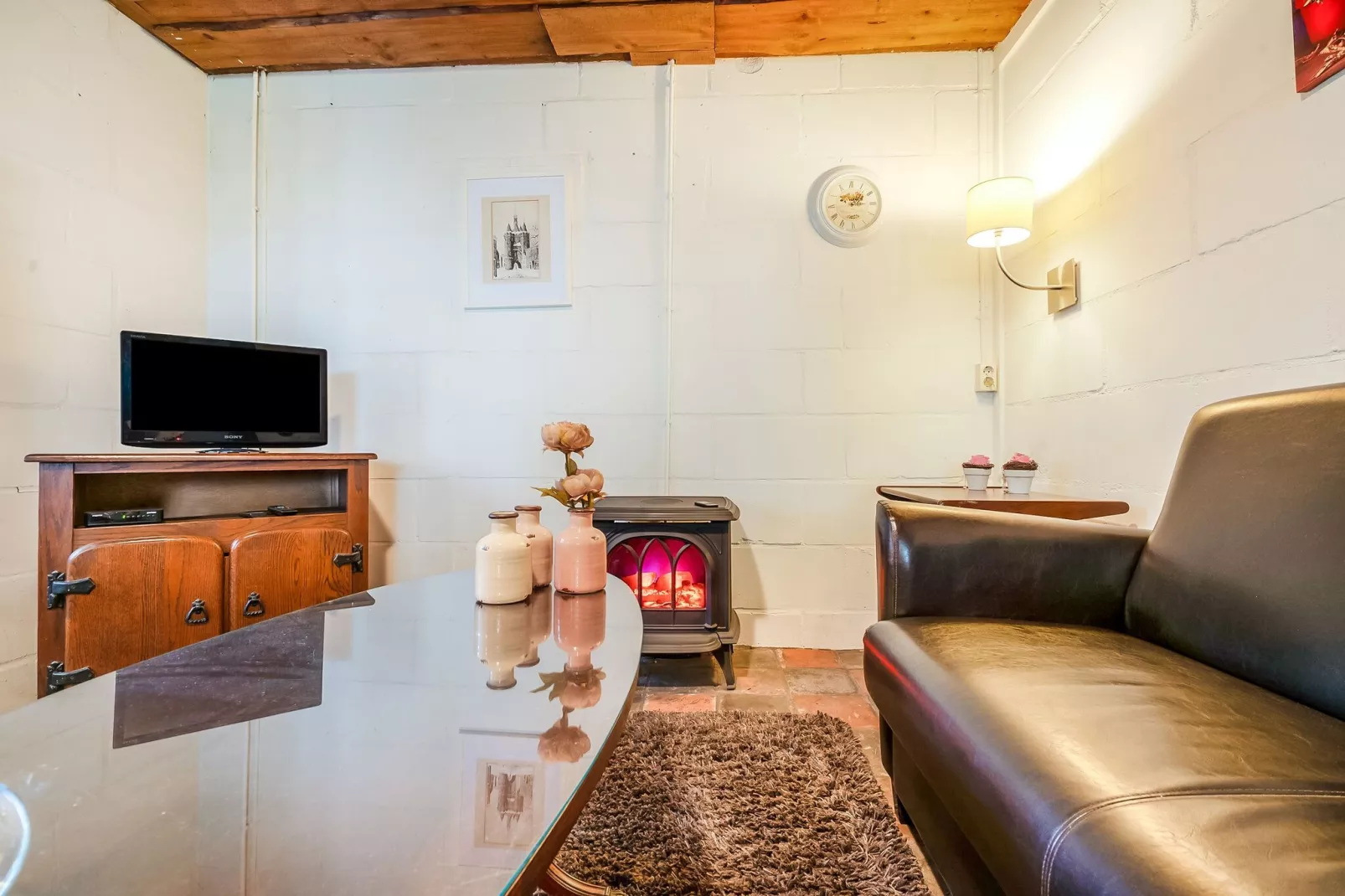 Het Boshuisje-Living room