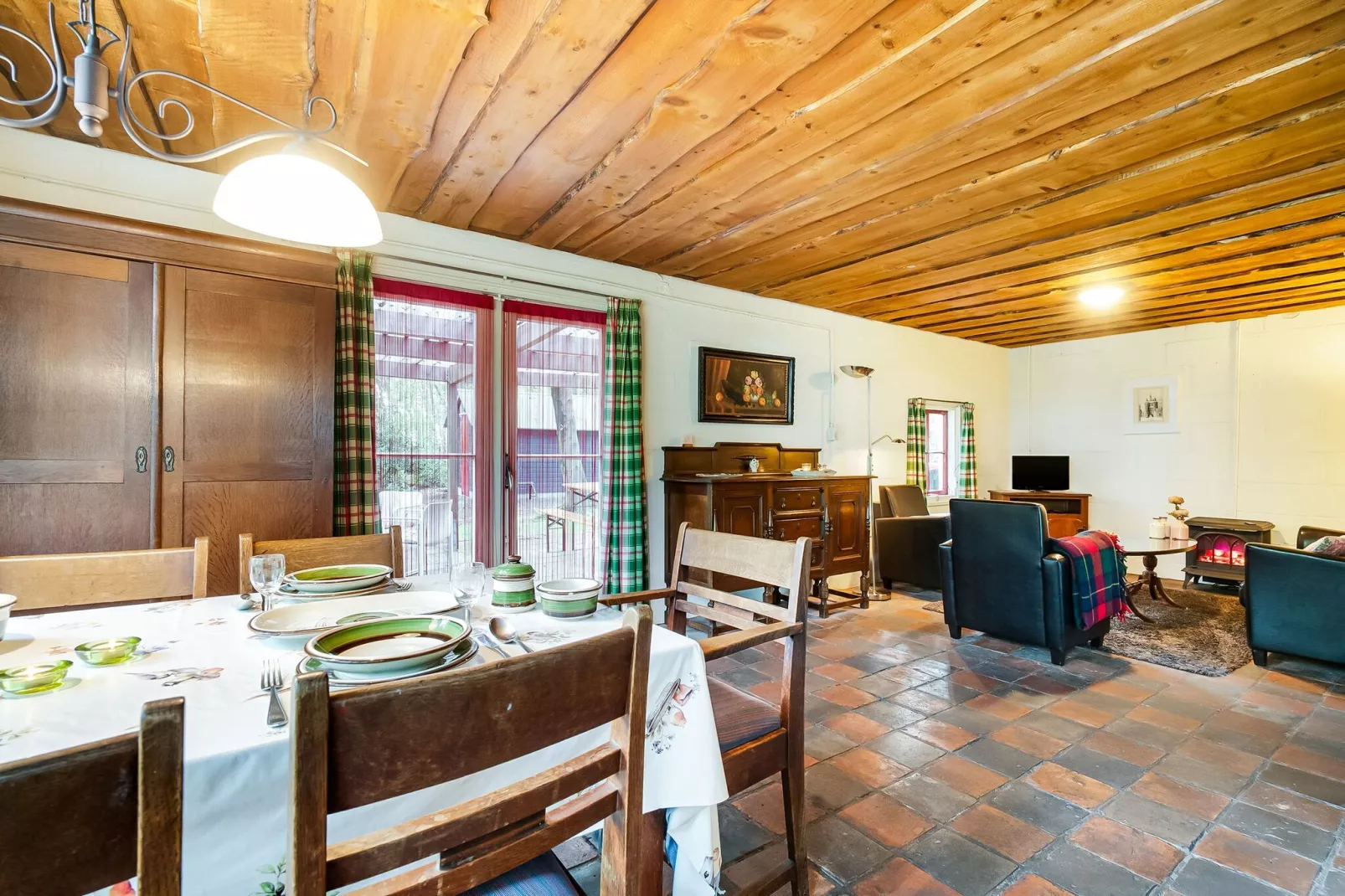 Het Boshuisje-Living room