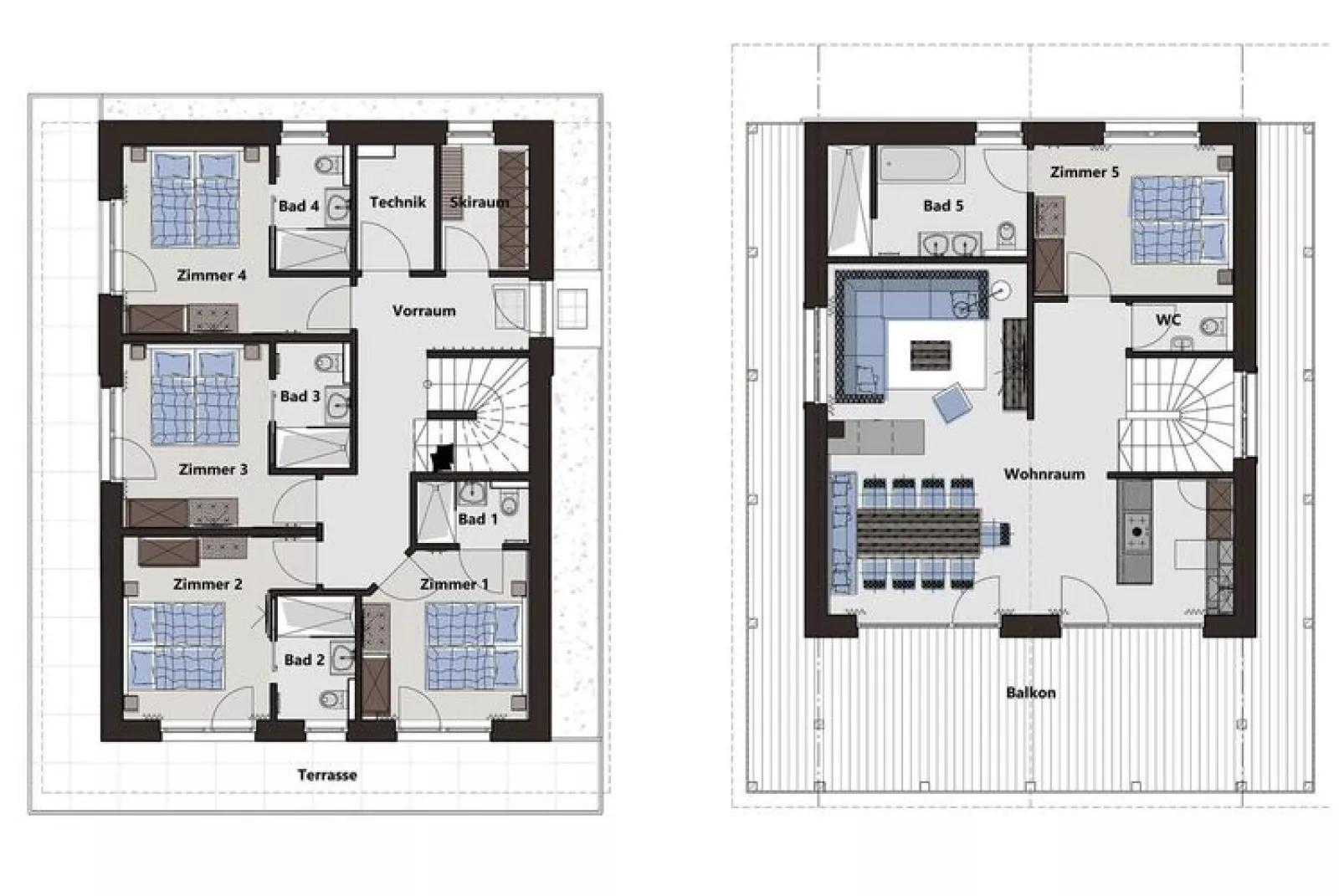 Feriendorf Das Dorf - Bauernhaus-Plan d'étage