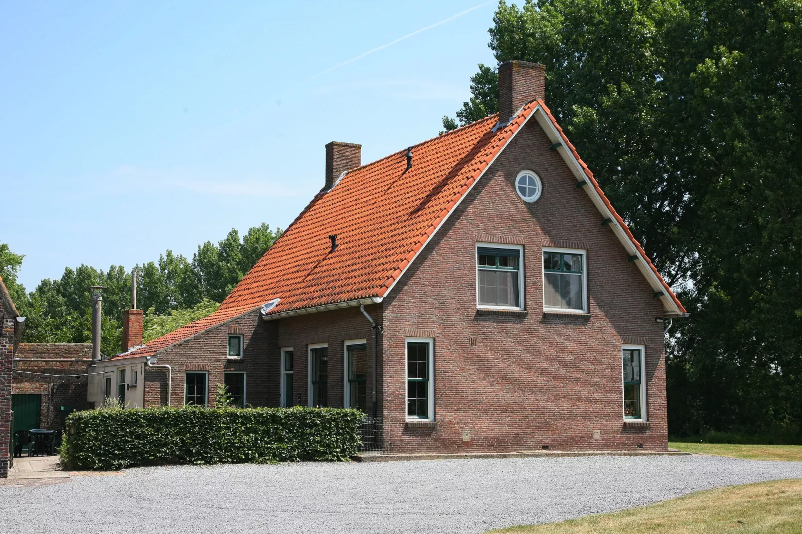 De Biezenpolder 't Groothuus-Außenbereich Sommer