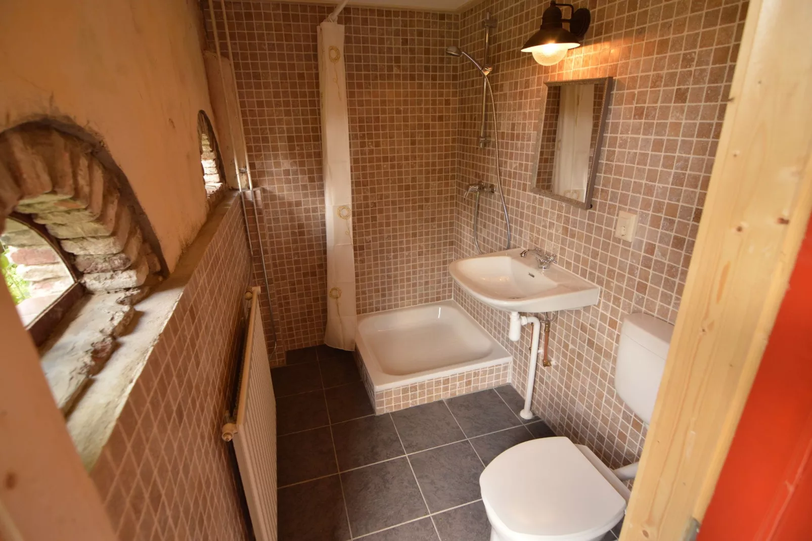 Pipowagen de Weideblick-Badezimmer
