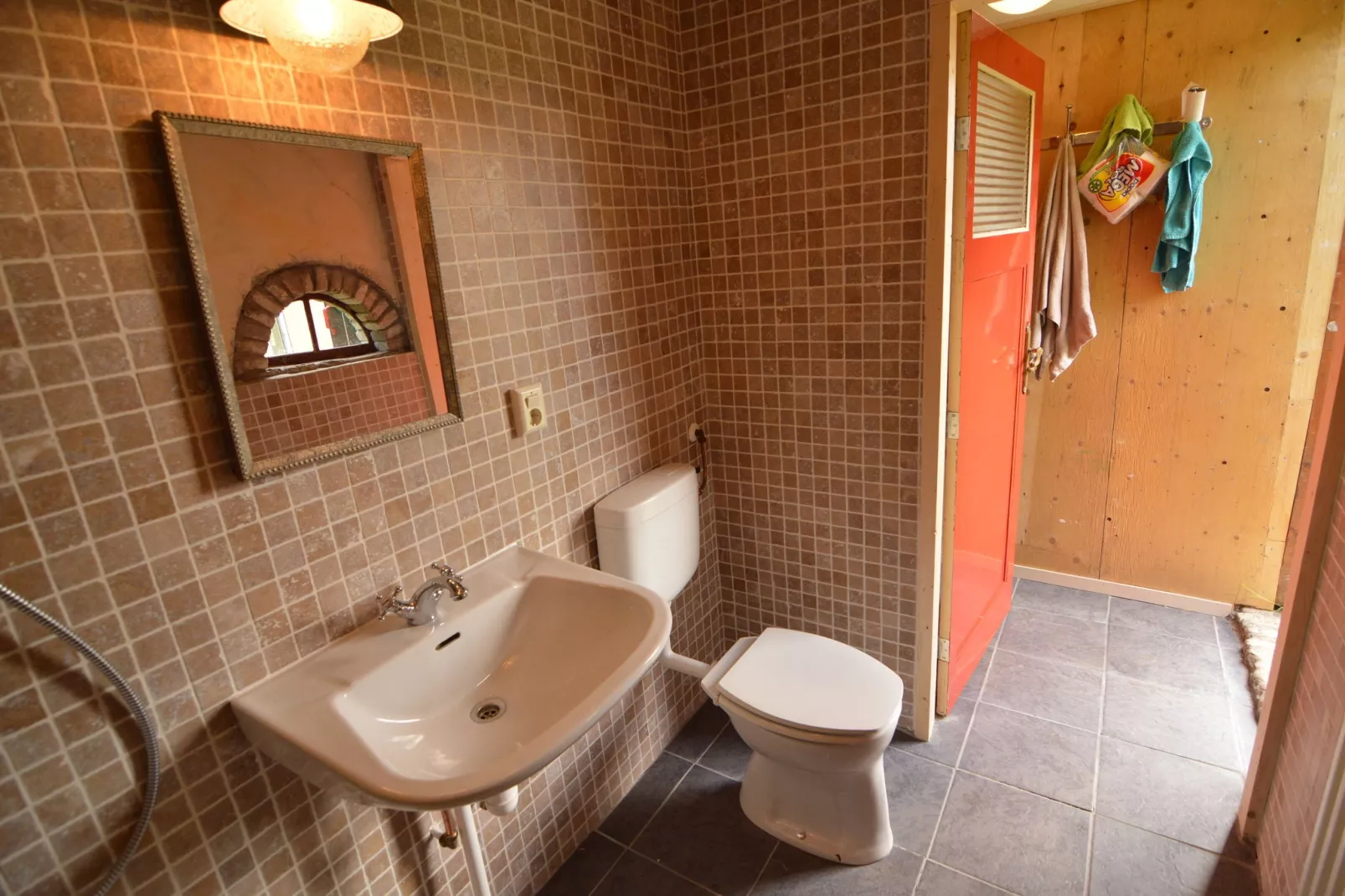 Pipowagen de Weideblick-Badezimmer