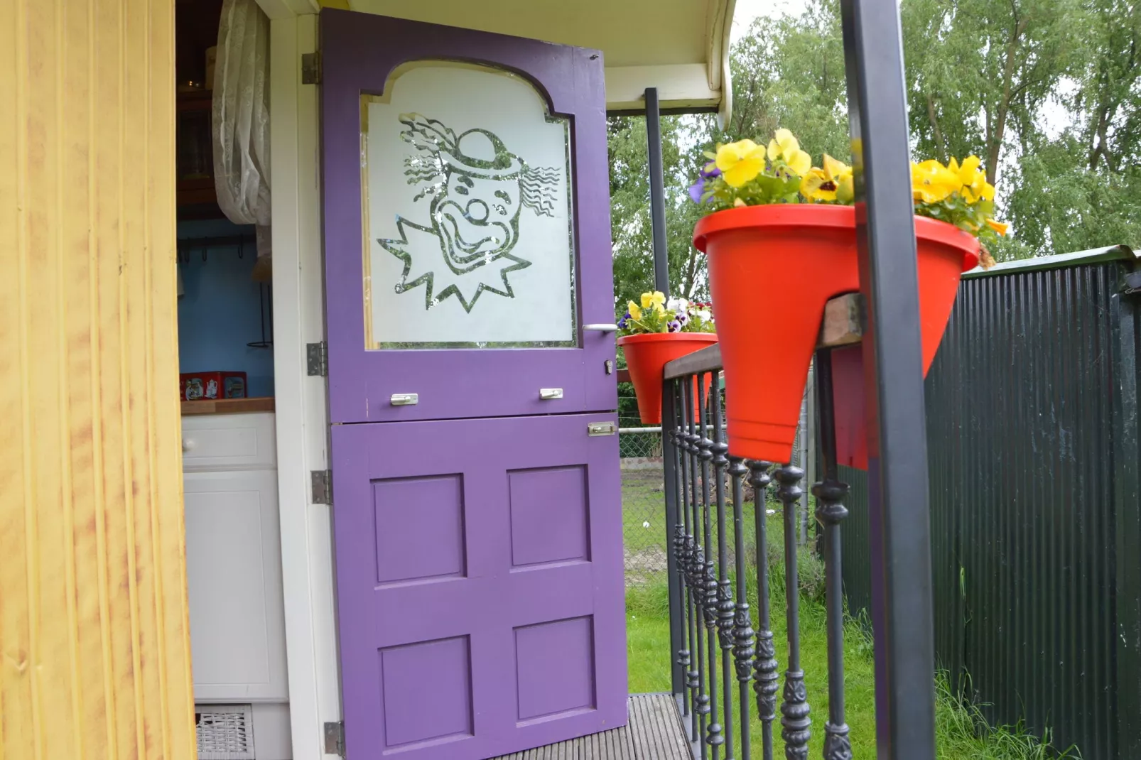 Pipowagen de Weideblick-Ambiente