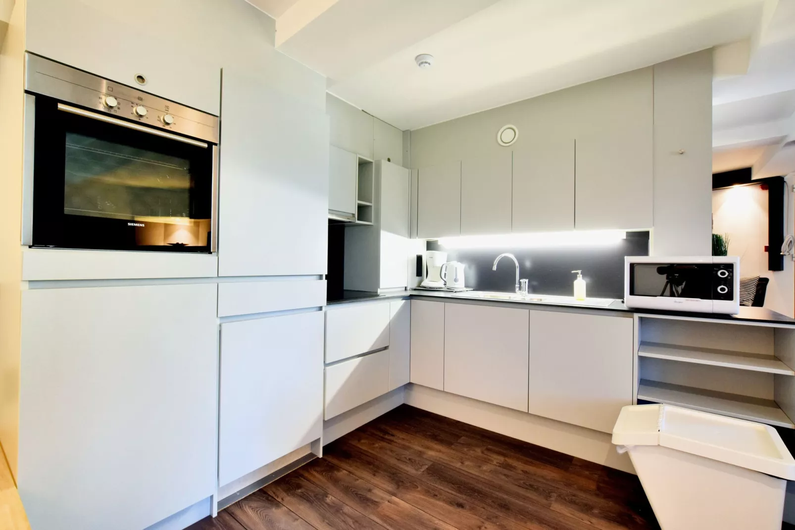 Koetshuis Appartement-Küche