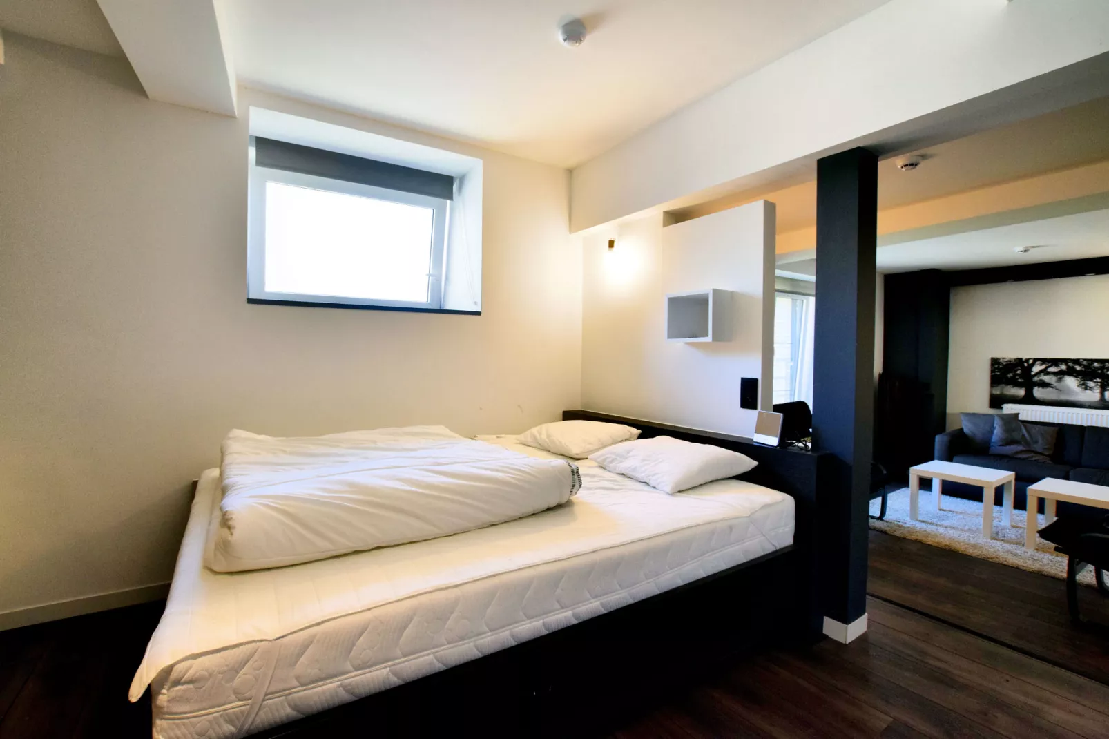 Koetshuis Appartement-Schlafzimmer