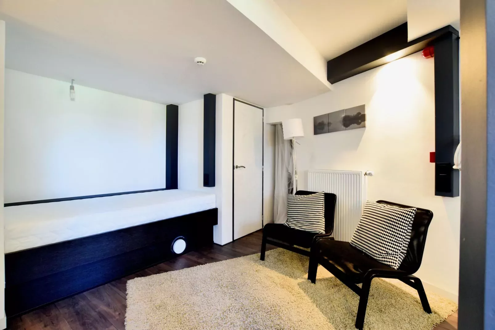 Koetshuis Appartement-Schlafzimmer