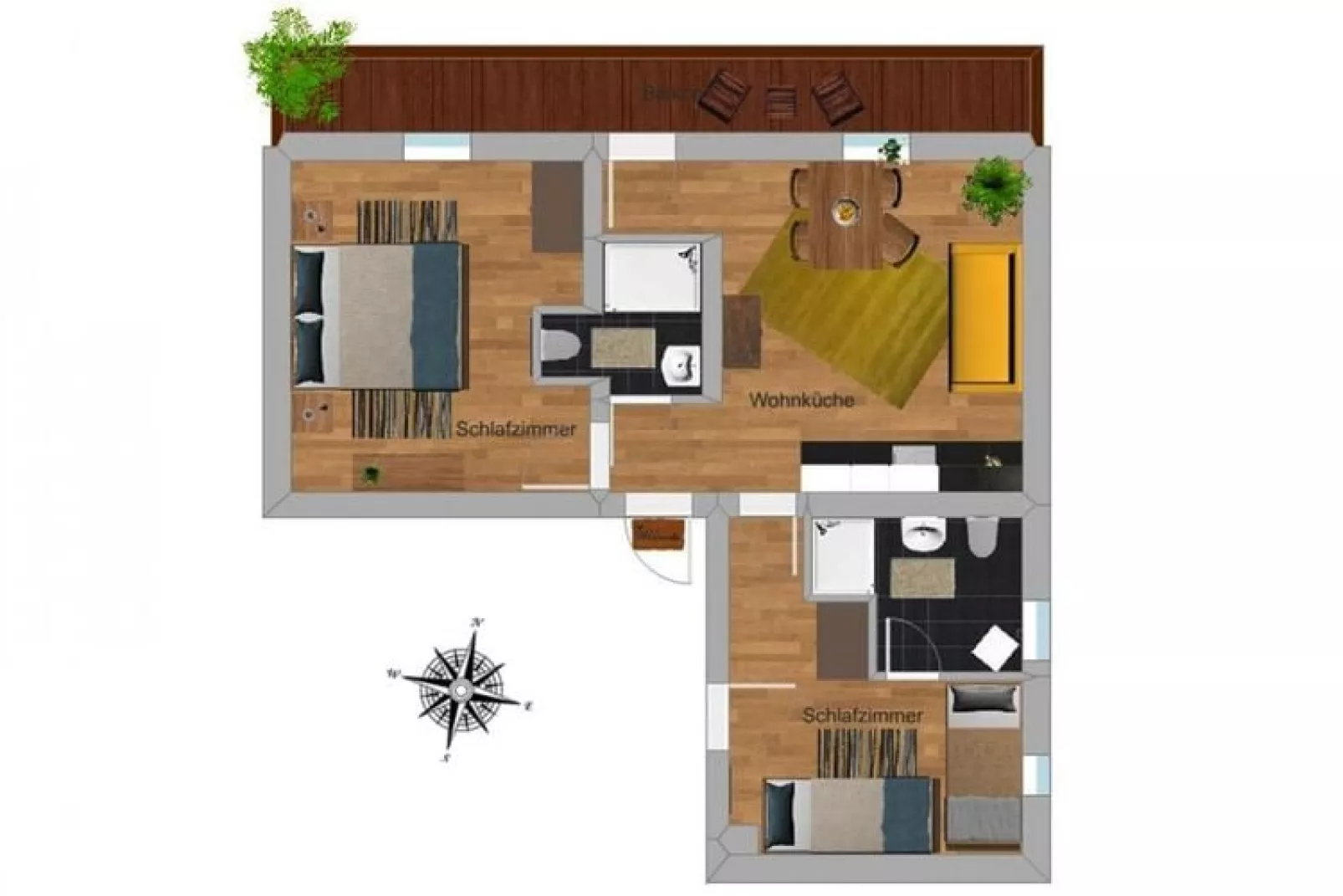 Breitner Handlalmblick-Floor plan