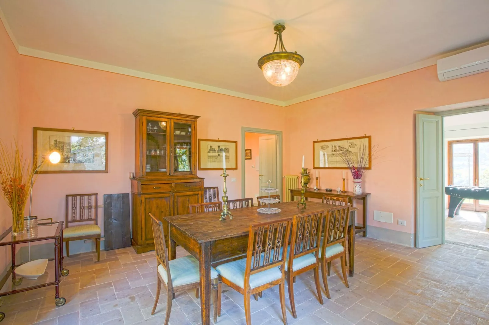 Villa Sparina-Dining room